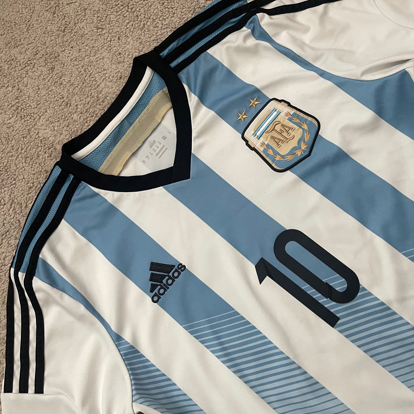 Argentina 2014 World Cup home x Messi #10 (M)