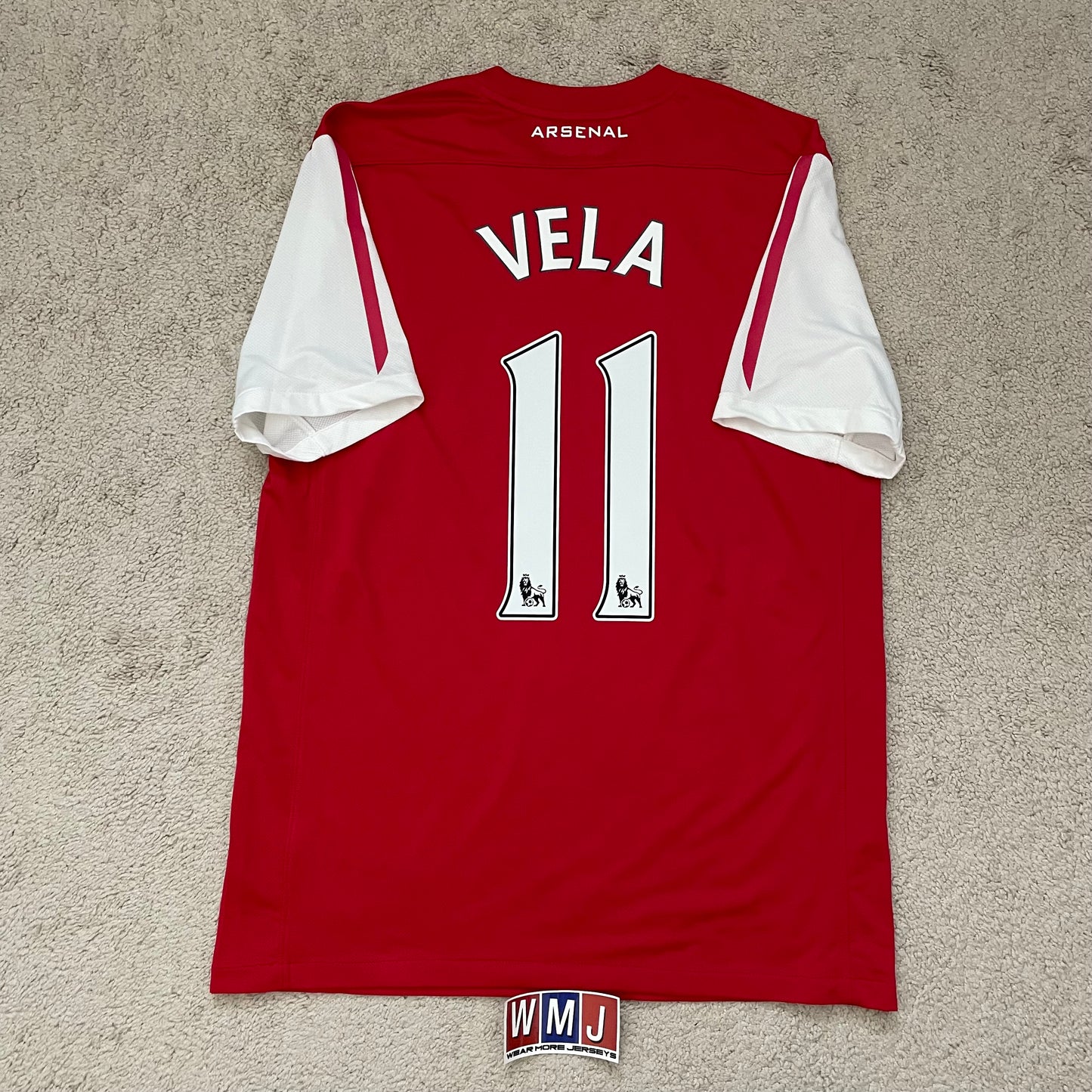 Arsenal 2011/12 home 125th ANNIVERSARY x Carlos Vela #11 (L)