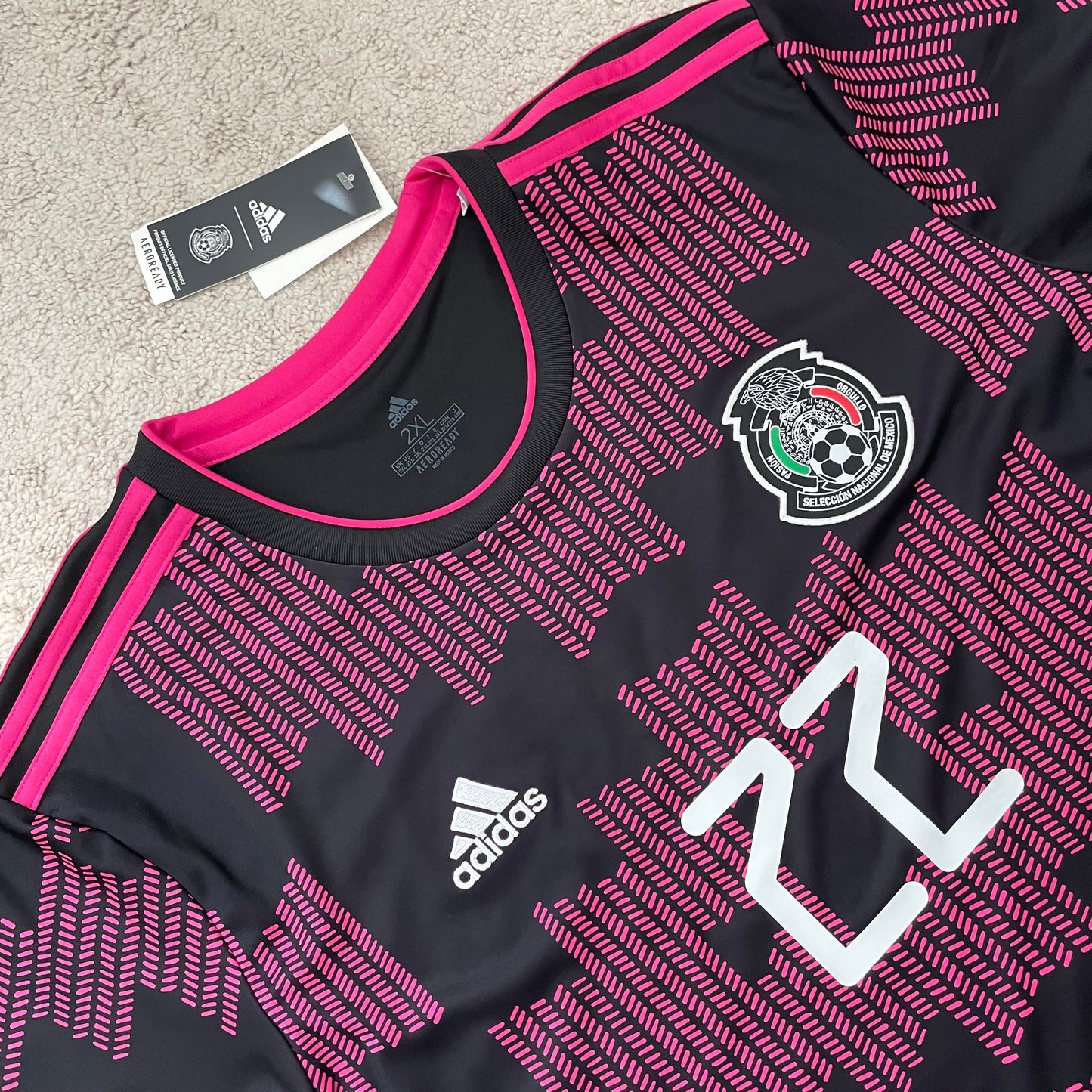 Mexico 2020/21 home x Chucky Lozano #22 (XXL) *BRAND NEW WITH TAGS