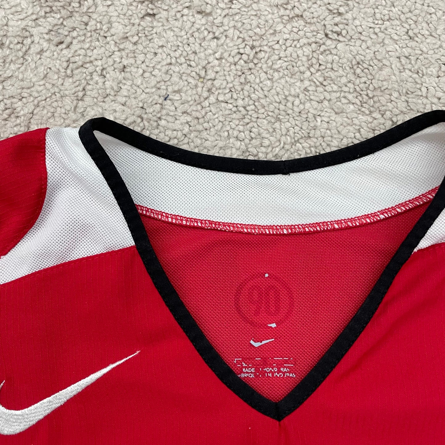 Manchester United 2004/2005/2006 home x Ronaldo #7 (L, RUNS BIG)