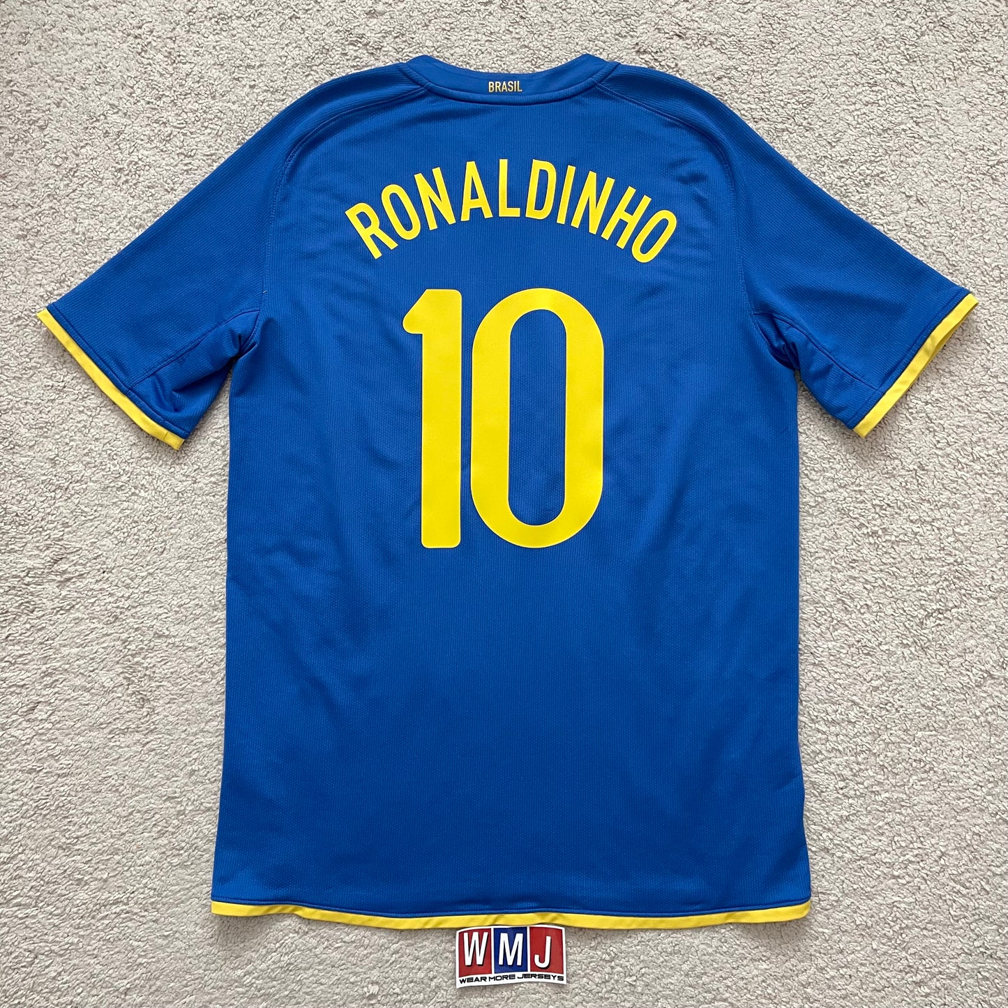 Brazil 2008/2009/2010 away x Ronaldinho #10 (L)