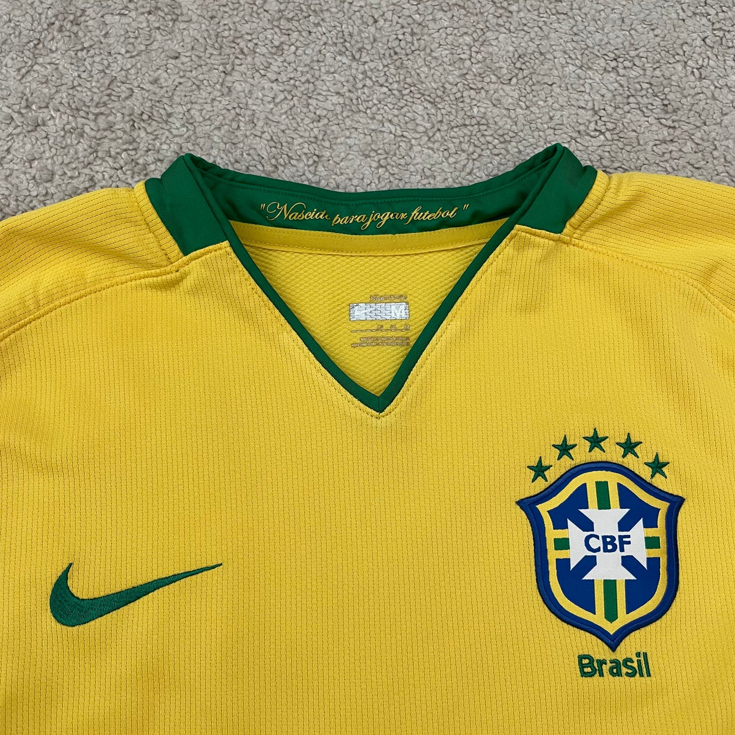 Brazil 2008/2009/2010 home x Ronaldinho #10 (M)