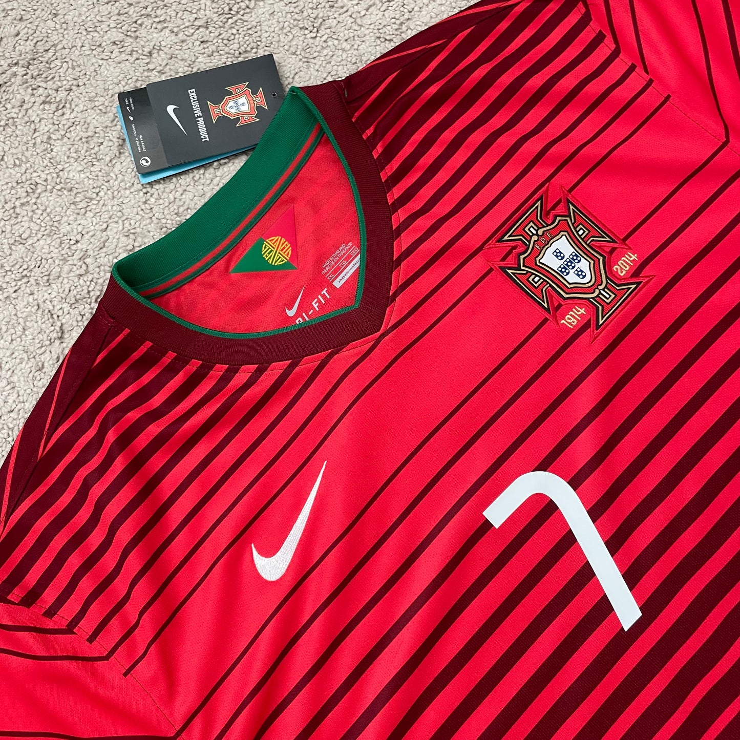 Portugal 2014 World Cup home x Cristiano Ronaldo #7 (XXL) *BRAND NEW WITH TAGS