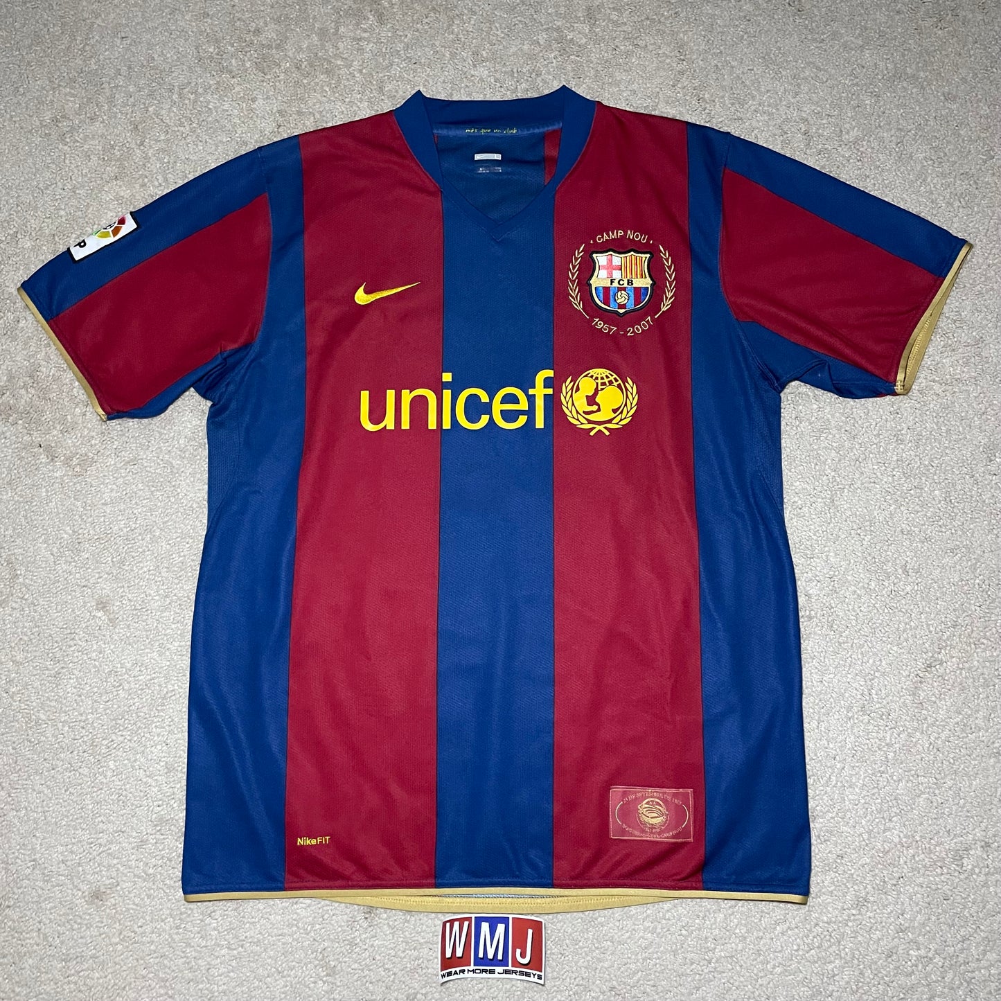 Barcelona 2007/08 home x Ronaldinho #10 (L)