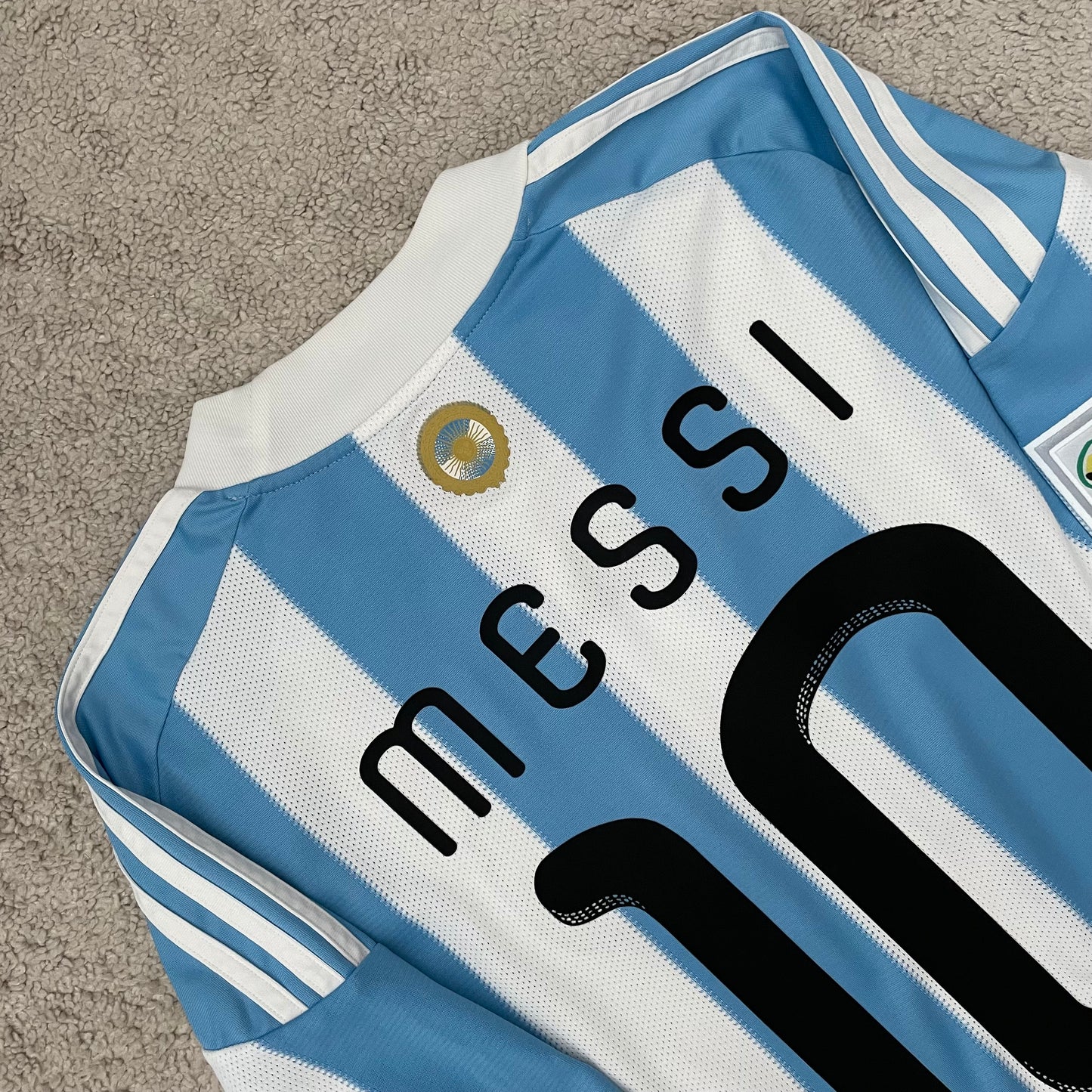 Argentina 2010 World Cup home x Messi #10 (M)