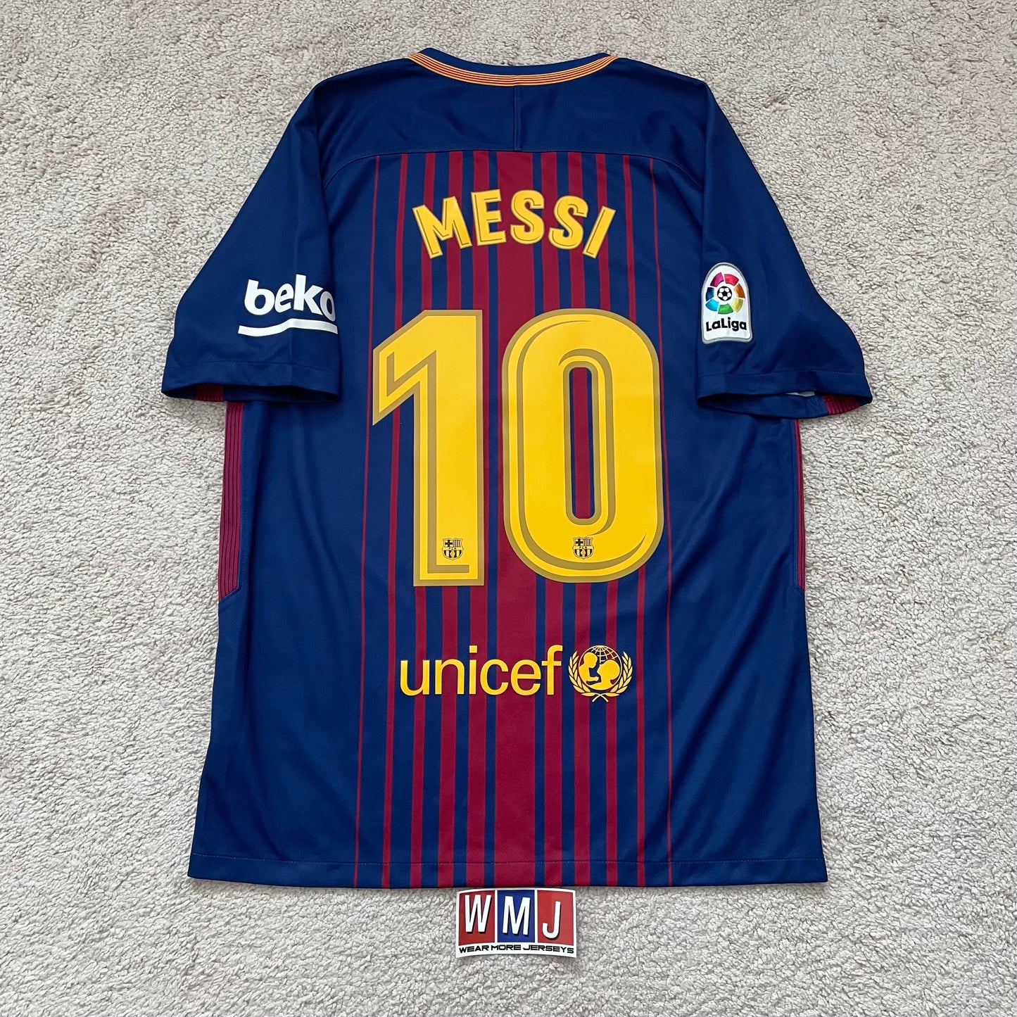 Barcelona 2017/18 home x Messi #10 (M)