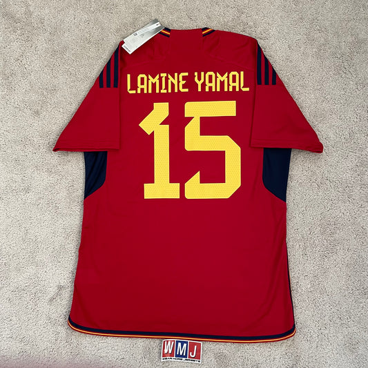 Spain 2022/23 home x Lamine Yamal #15 (L) *BRAND NEW WITH TAGS