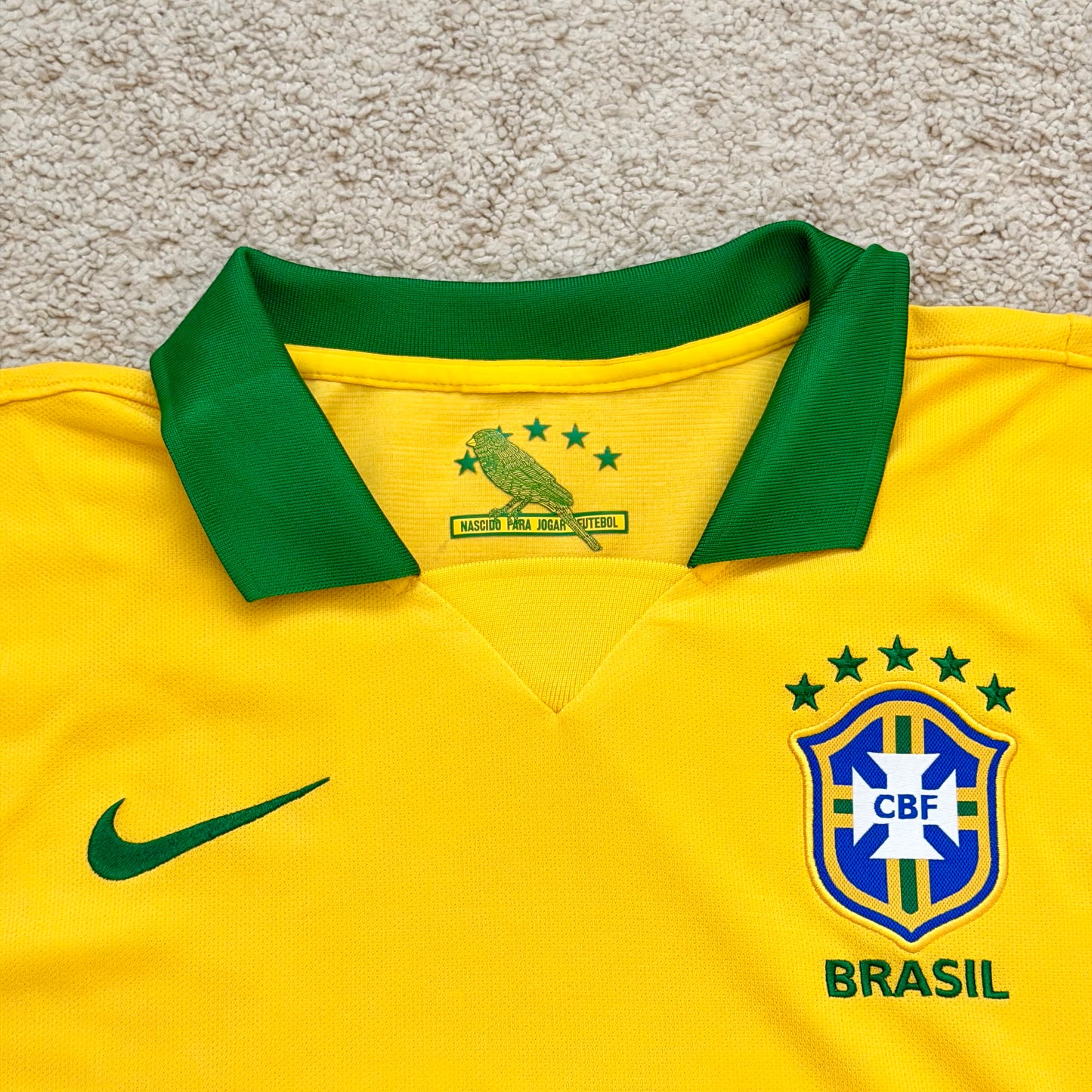 Brazil 2013 home x Ronaldinho #10 (L)
