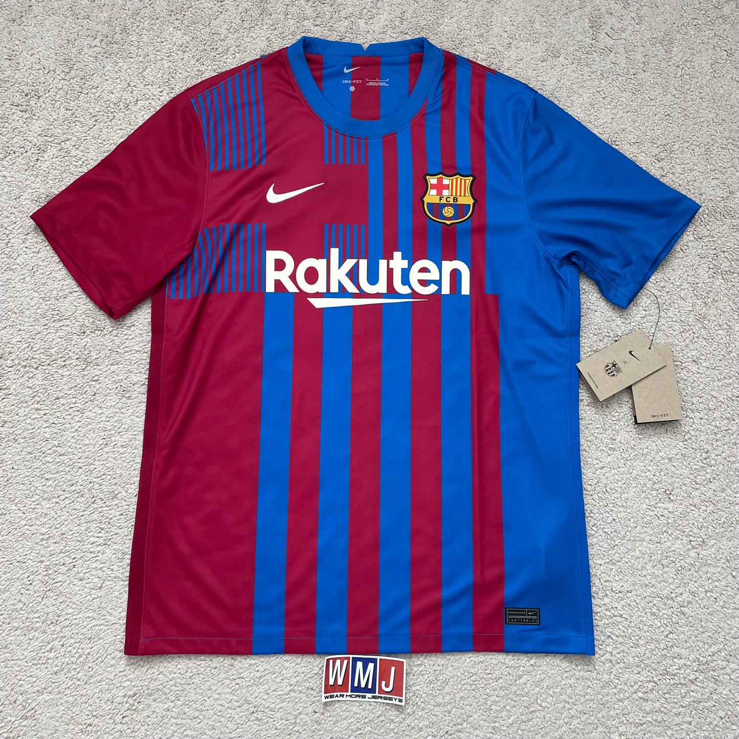 Barcelona 2021/22 home x Sergio Kun Agüero #19 (L) *BRAND NEW WITH TAGS