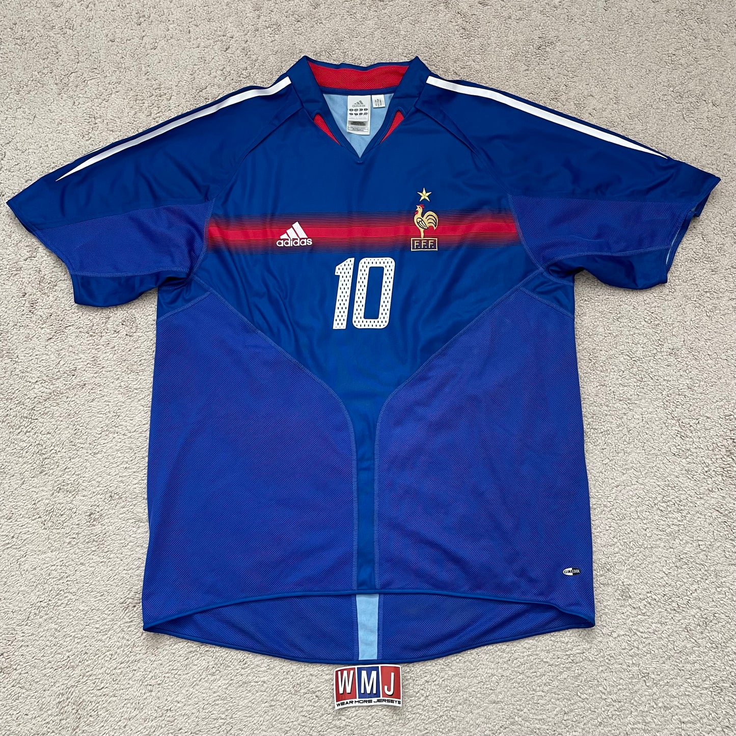 France 2004 EURO home x Zinedine Zidane #10 (XL)
