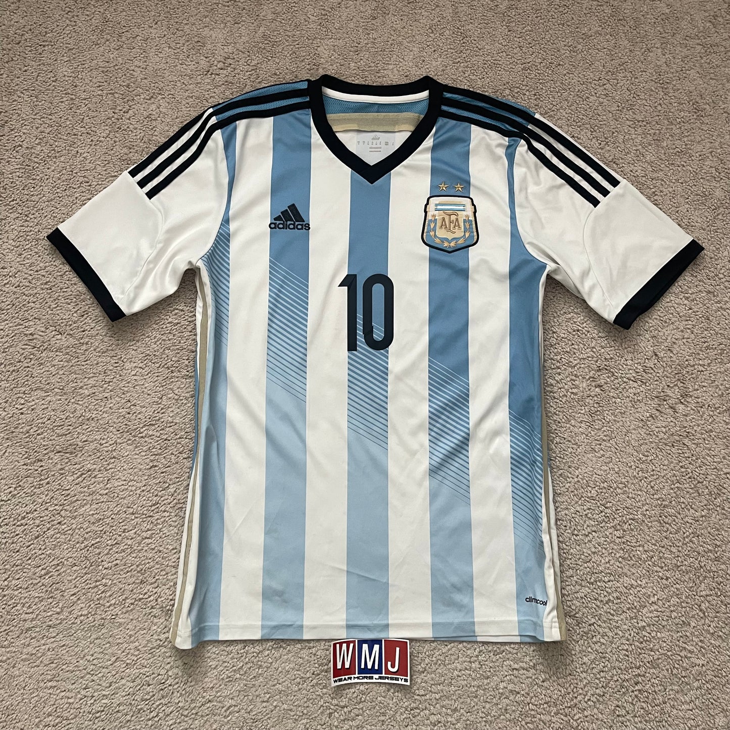 Argentina 2014 World Cup home x Messi #10 (M)