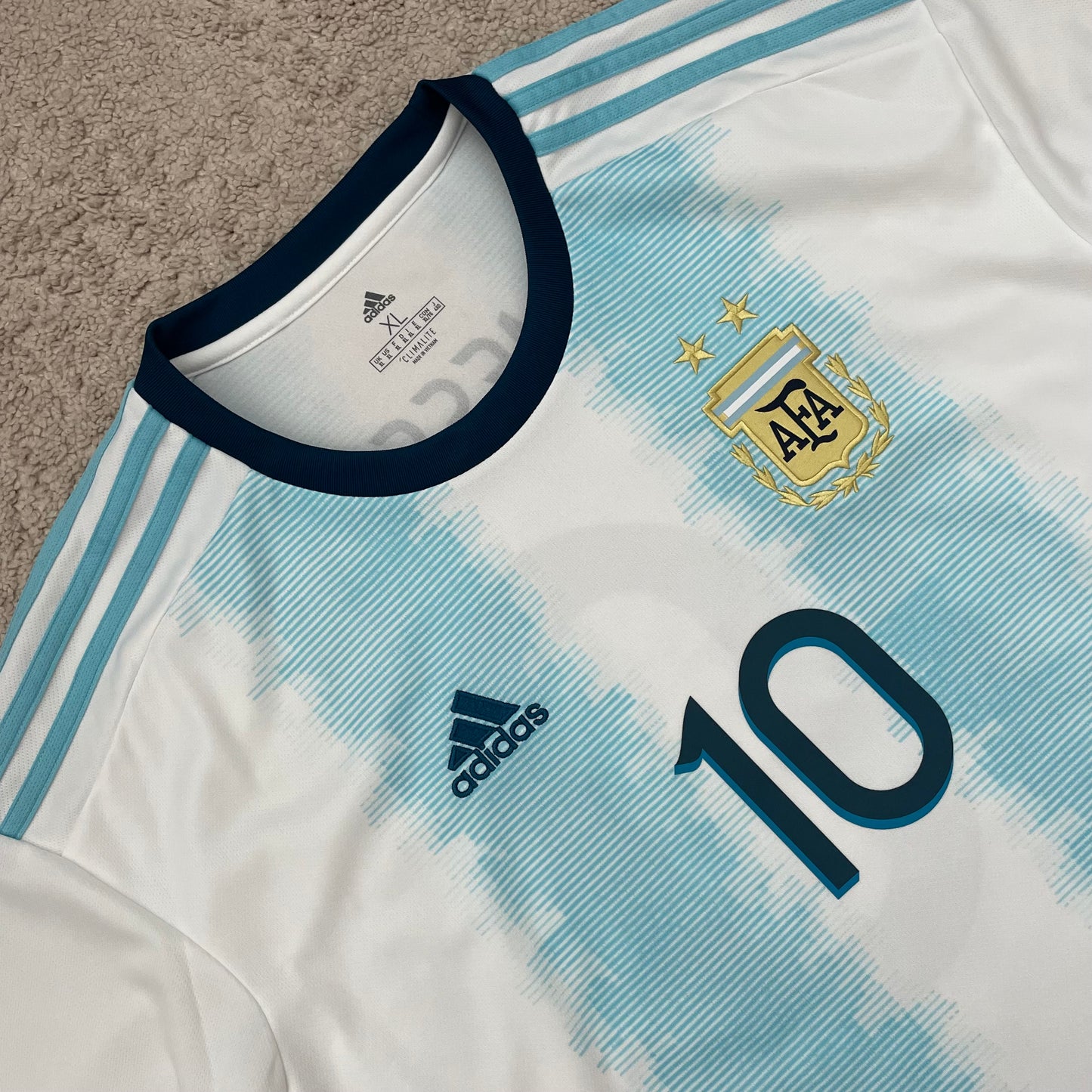 Argentina 2019 Copa America home x Messi #10 (XL)