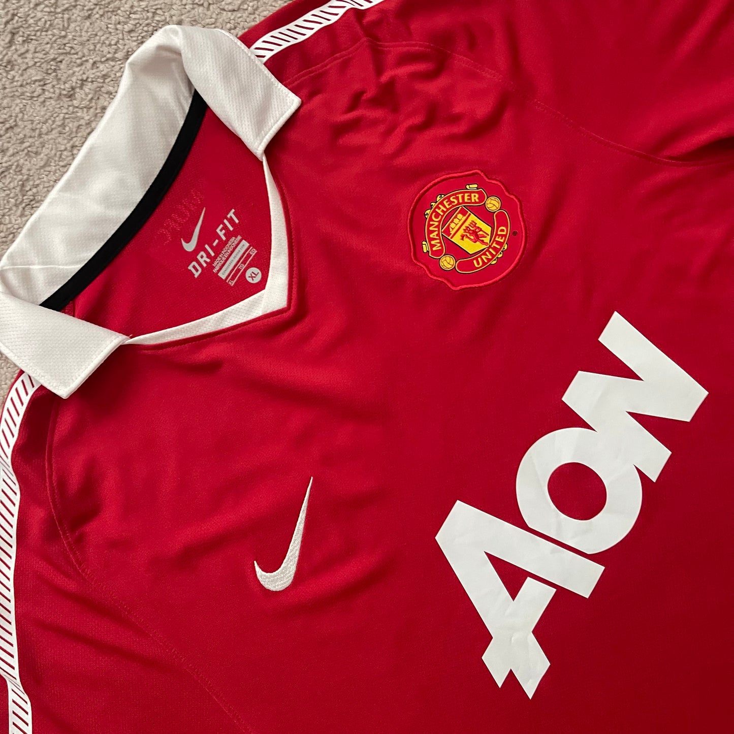 Manchester United 2010/11 home x Wayne Rooney #10 (XL)
