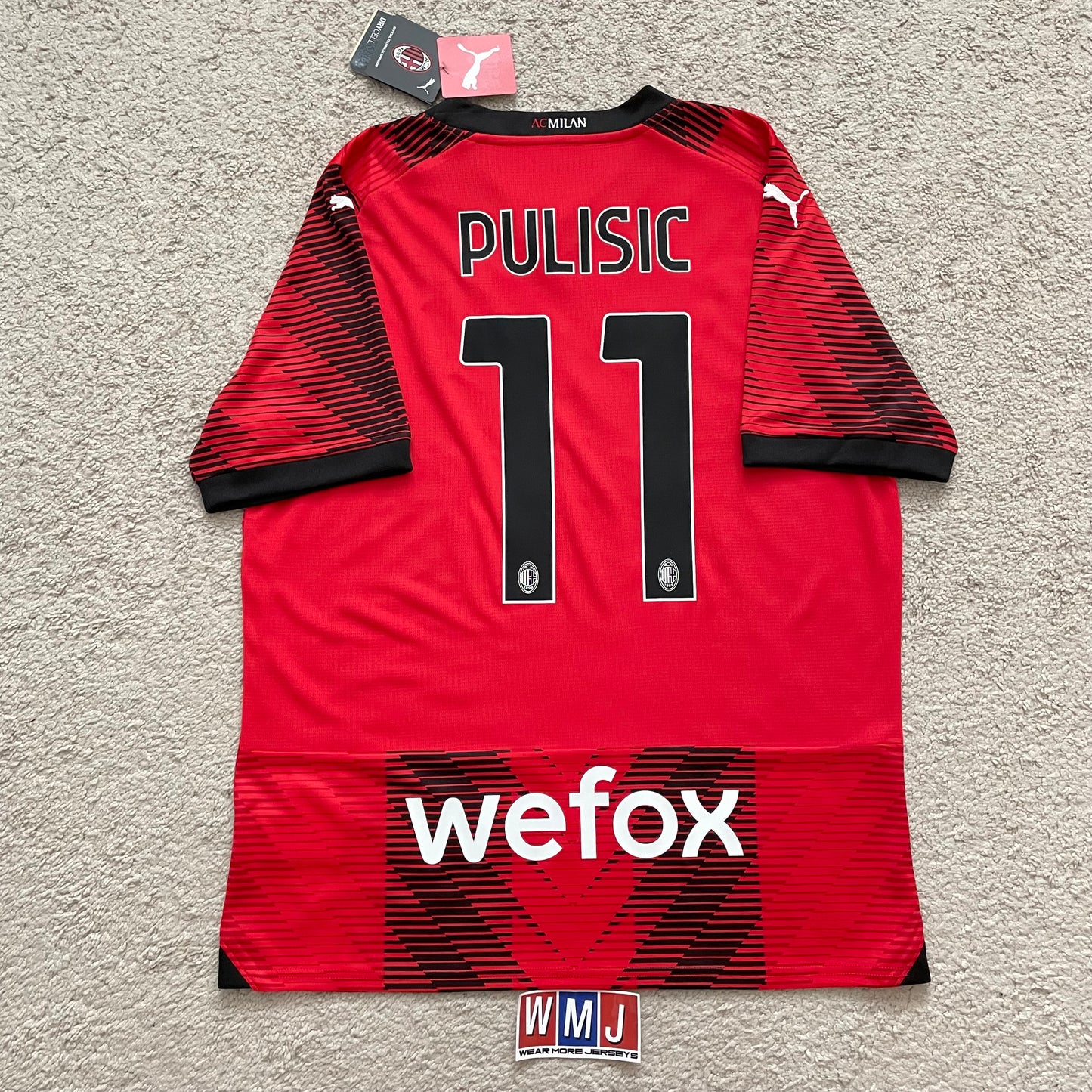 AC Milan 2023/24 home x Christian Pulisic #11 (L) *BRAND NEW WITH TAGS