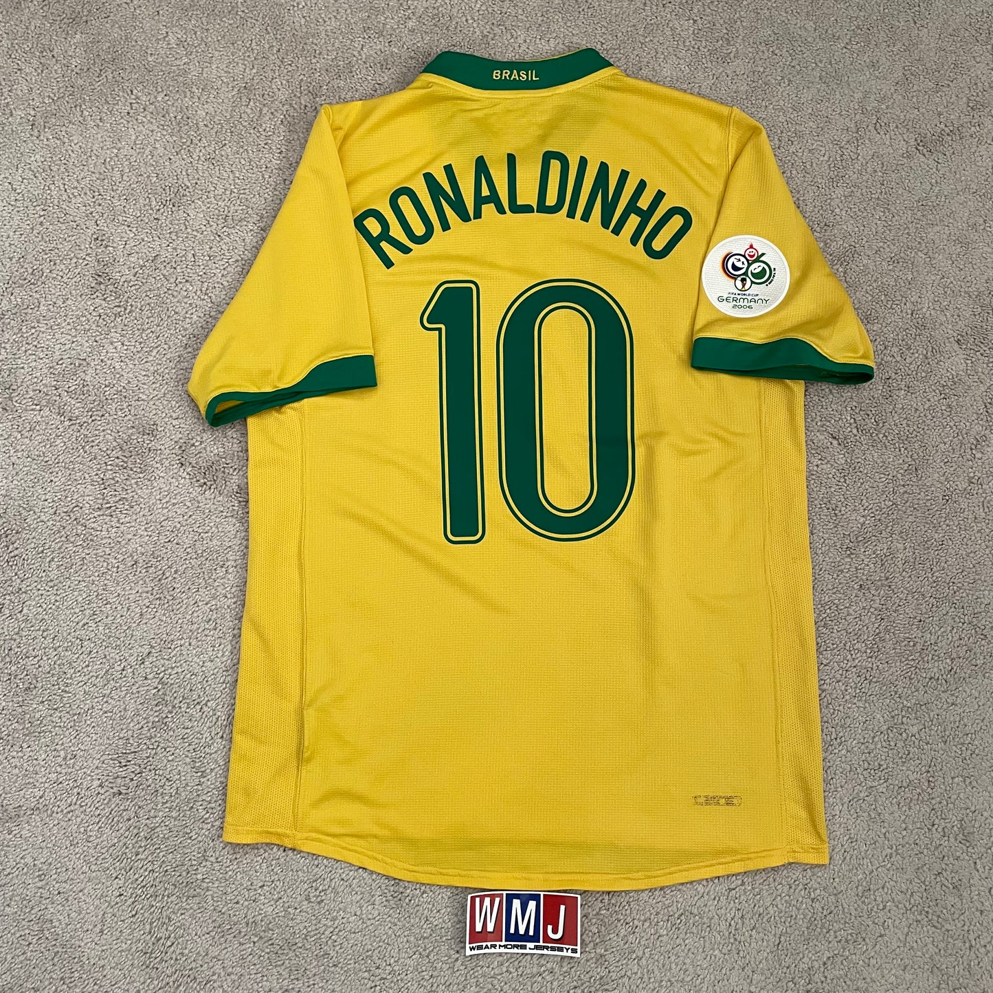 Brazil 2006 World Cup home x Ronaldinho #10 (M)