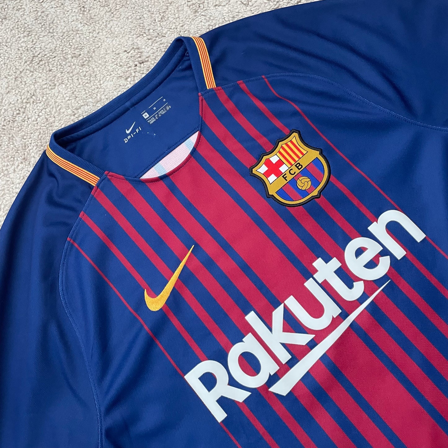 Barcelona 2017/18 home x Messi #10 (M)