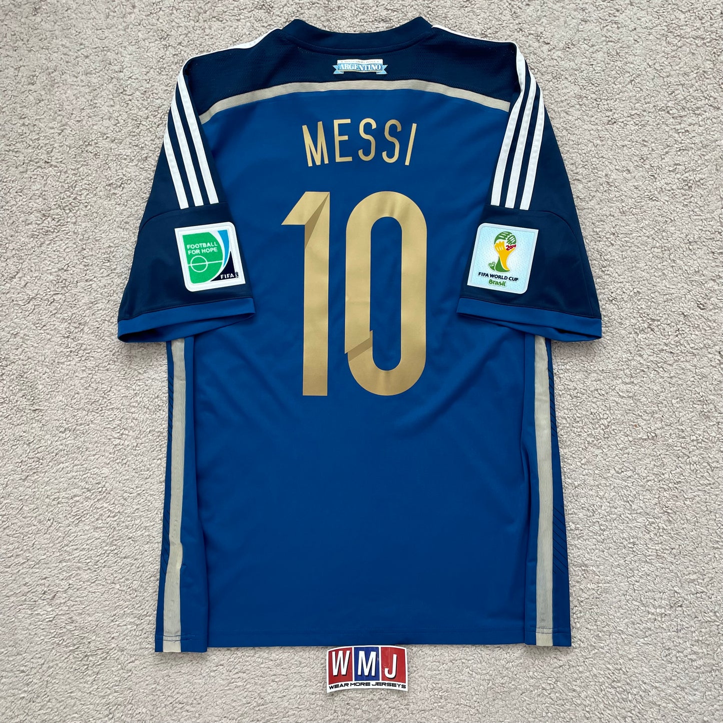 Argentina 2014 World Cup away x Messi #10 (L)