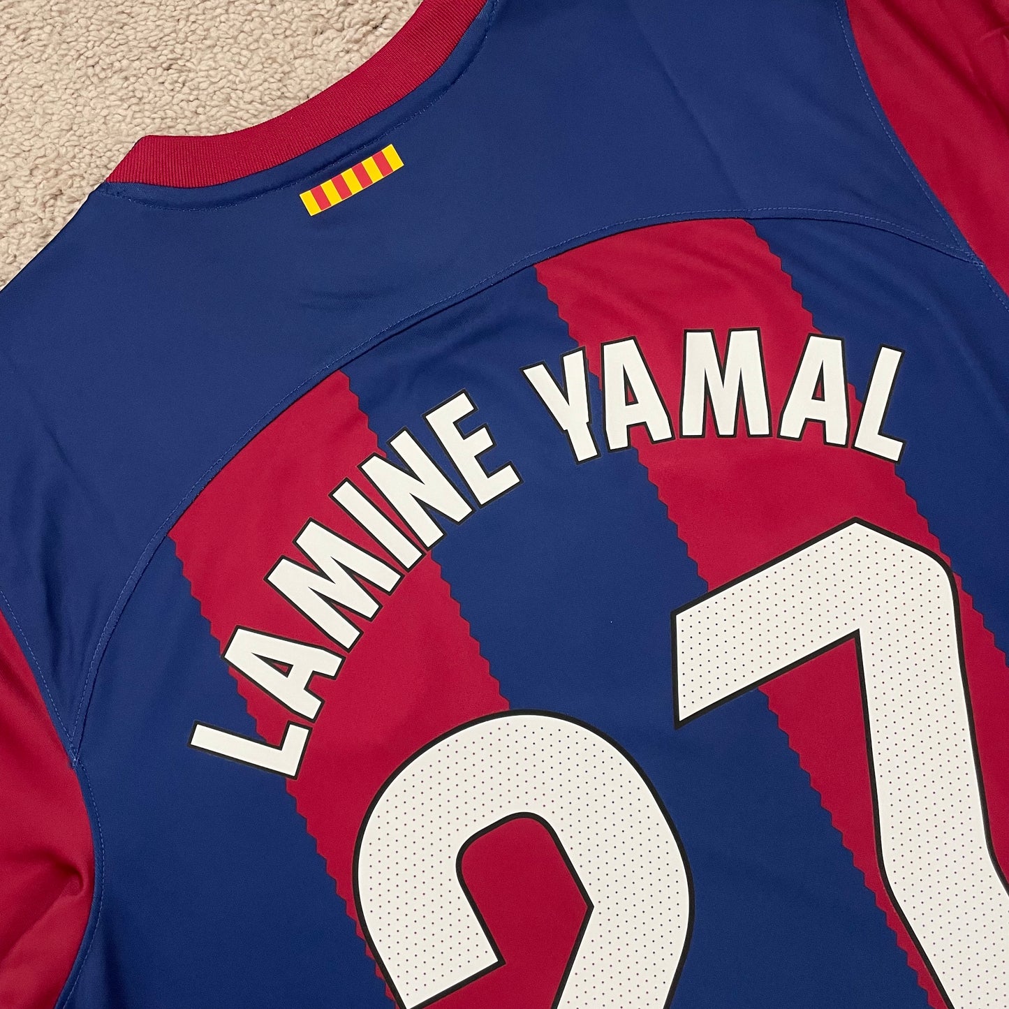 Barcelona 2023/24 home LONG SLEEVES x Lamine Yamal #27 (L) *BRAND NEW WITH TAGS