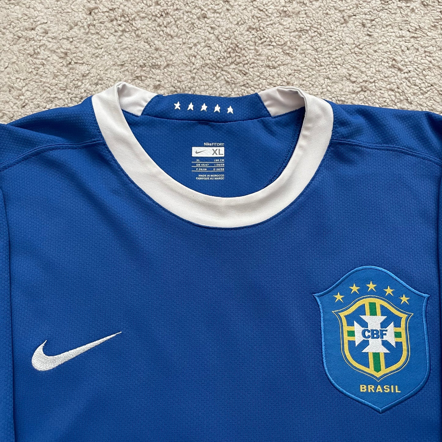 Brazil 2006 World Cup away x Ronaldinho #10 (XL)