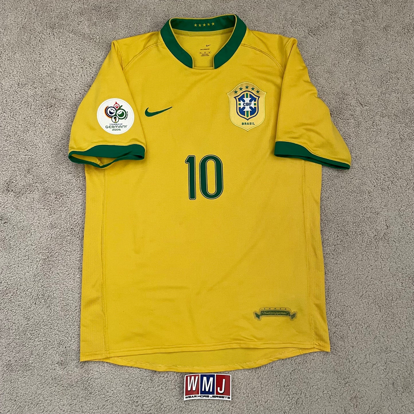Brazil 2006 World Cup home x Ronaldinho #10 (M)