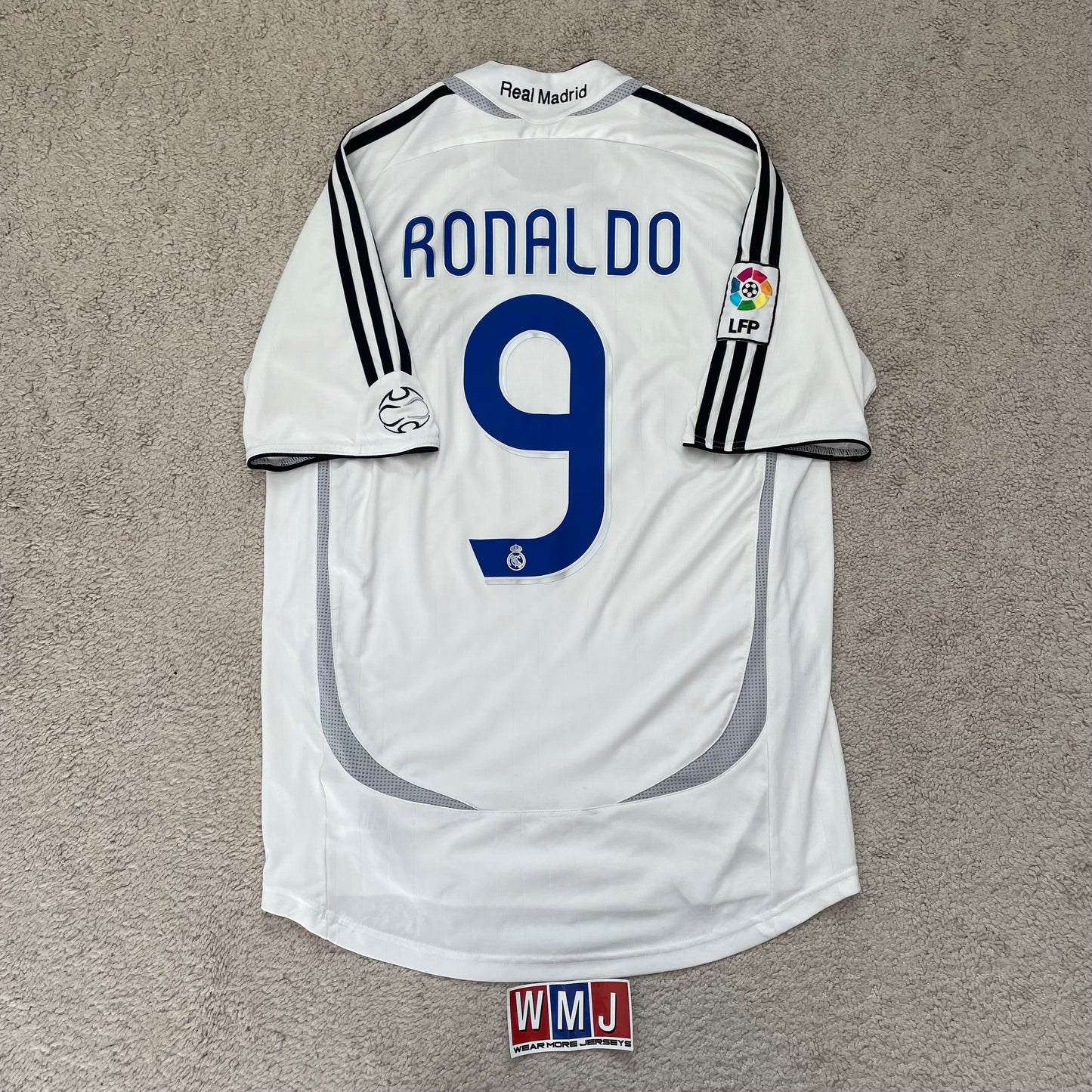 Real Madrid 2006/07 home x Ronaldo Nazario #9 (S)