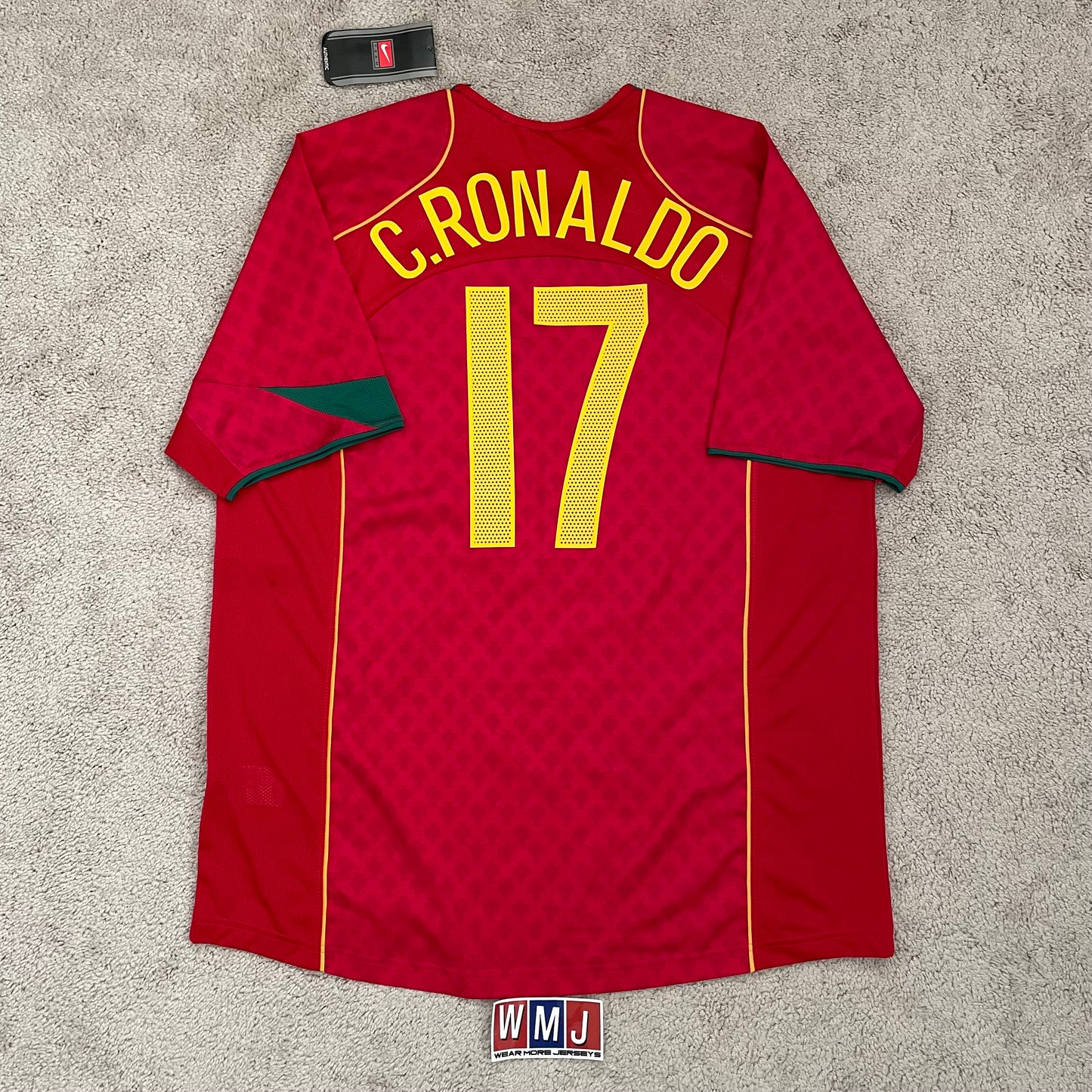 Portugal 2004 EURO home x Cristiano Ronaldo #17 (XL) *BRAND NEW WITH TAGS