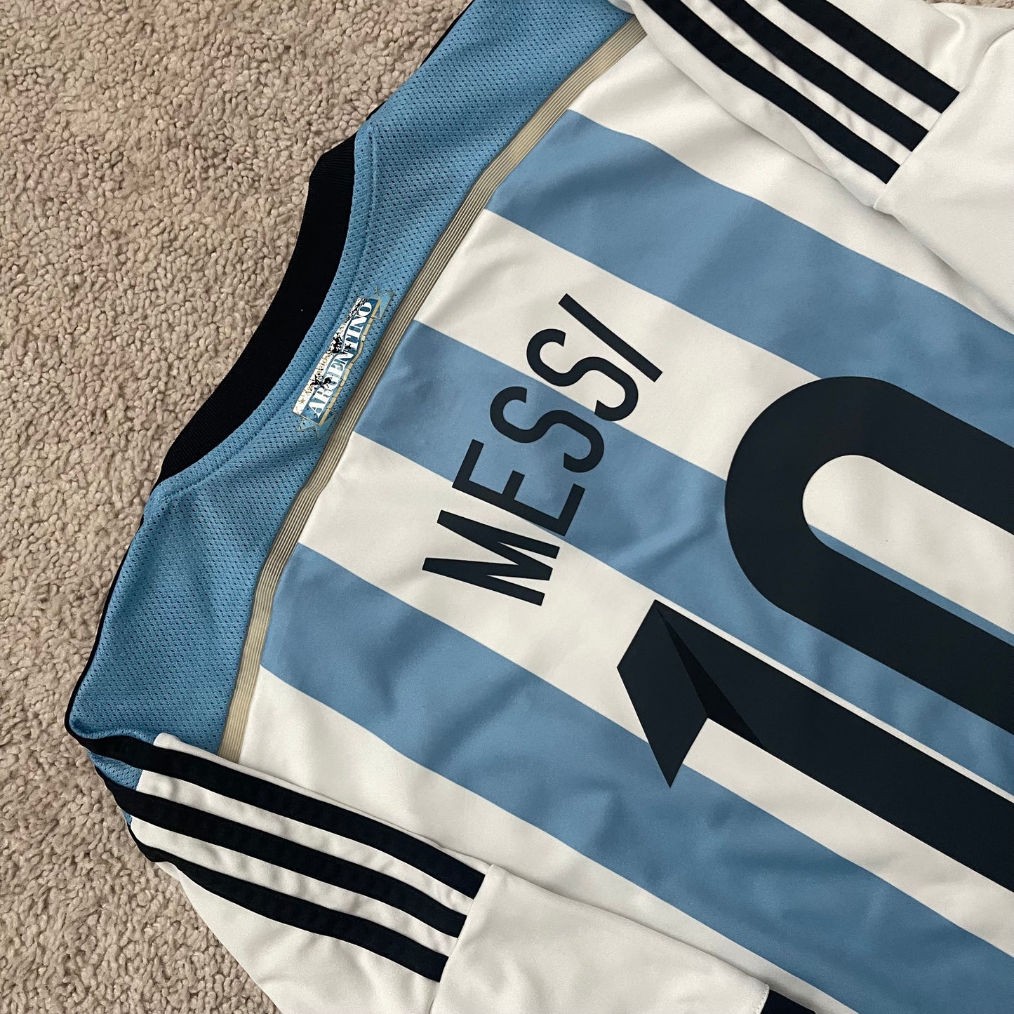 Argentina 2014 World Cup home x Messi #10 (M)