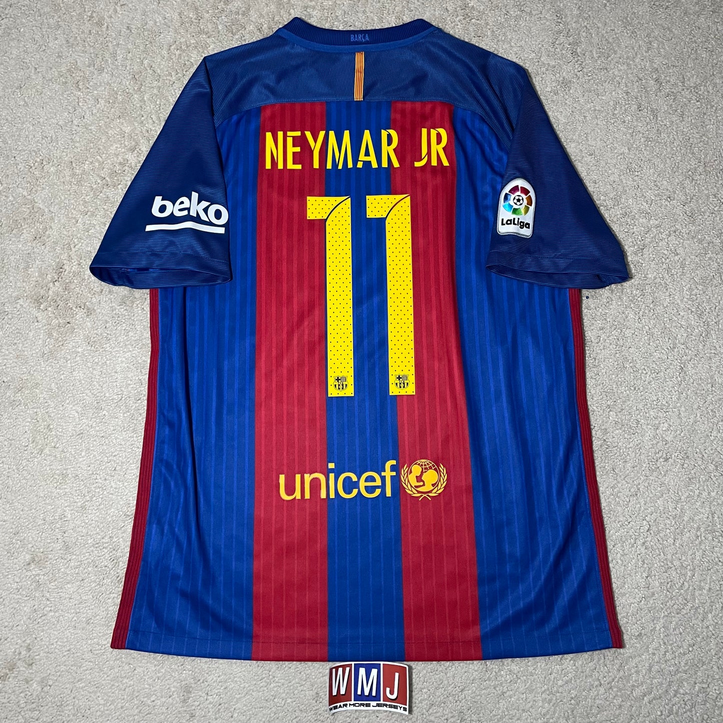 Barcelona 2016/17 home x Neymar Jr #11 (L)