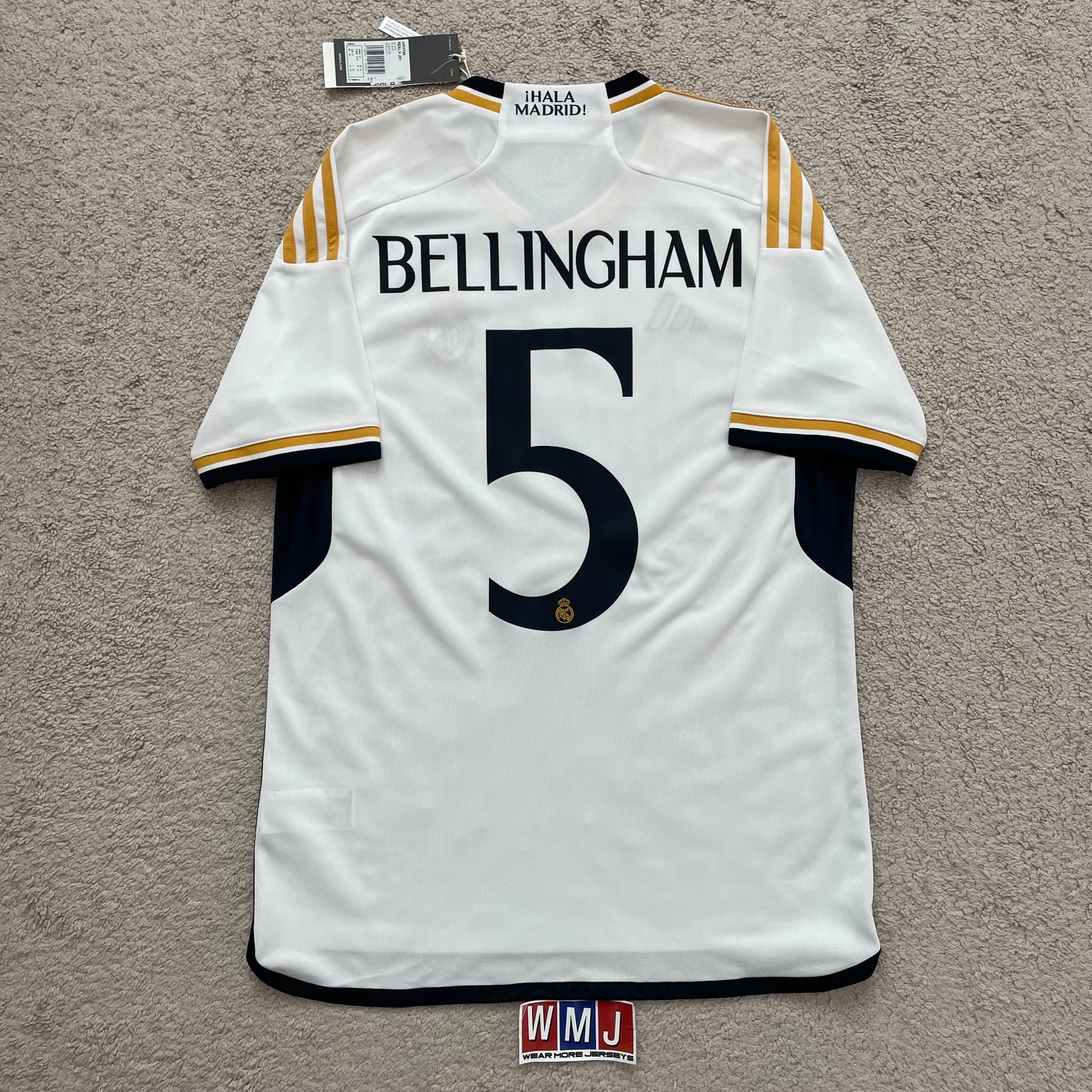 Real Madrid 2023/2024 home x Jude Bellingham #5 (M) *BRAND NEW WITH TAGS