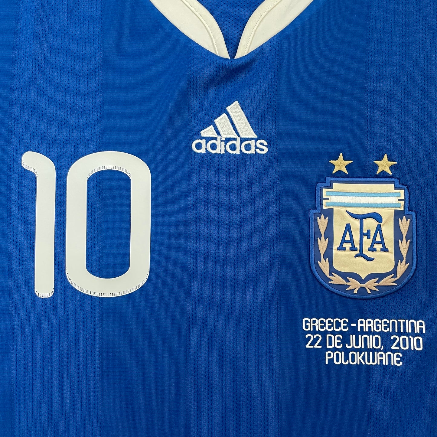 Argentina 2010 World Cup away x Messi #10 (XL)