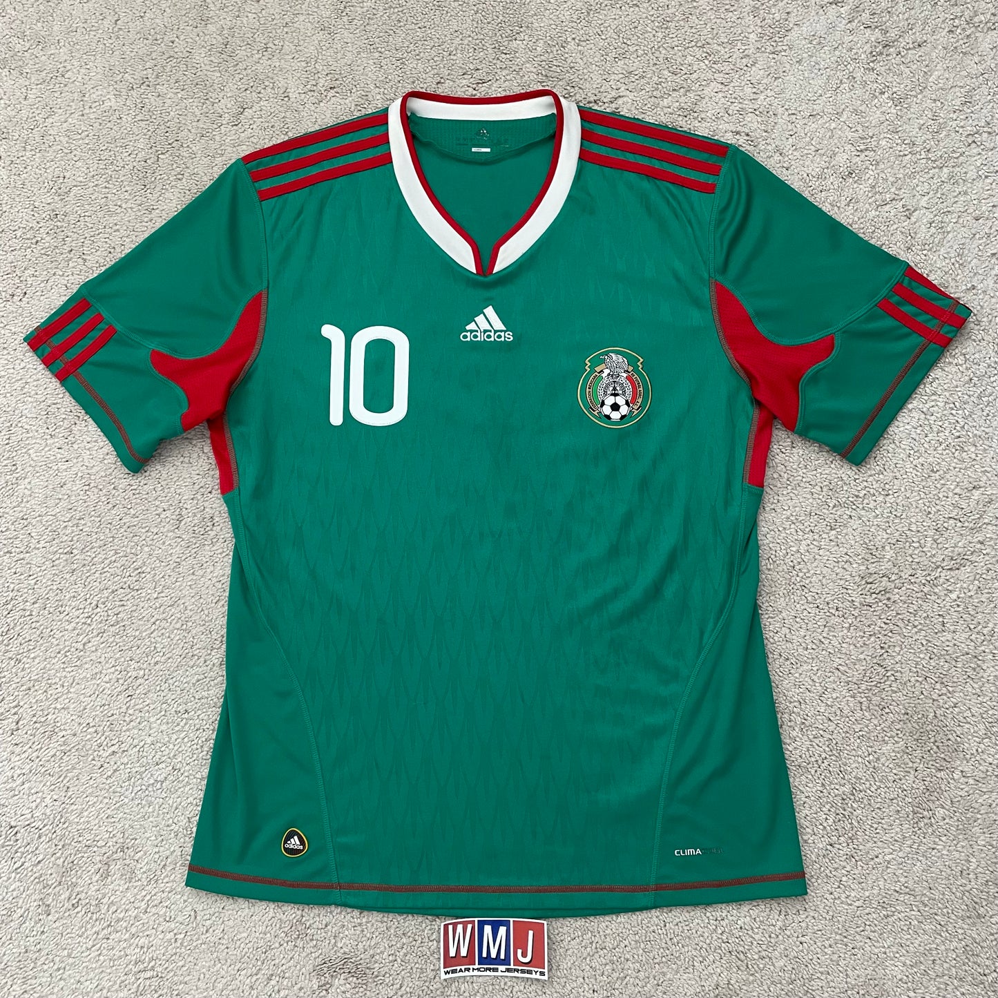 Mexico 2010 World Cup home x Cuauhtémoc Blanco #10 (L)