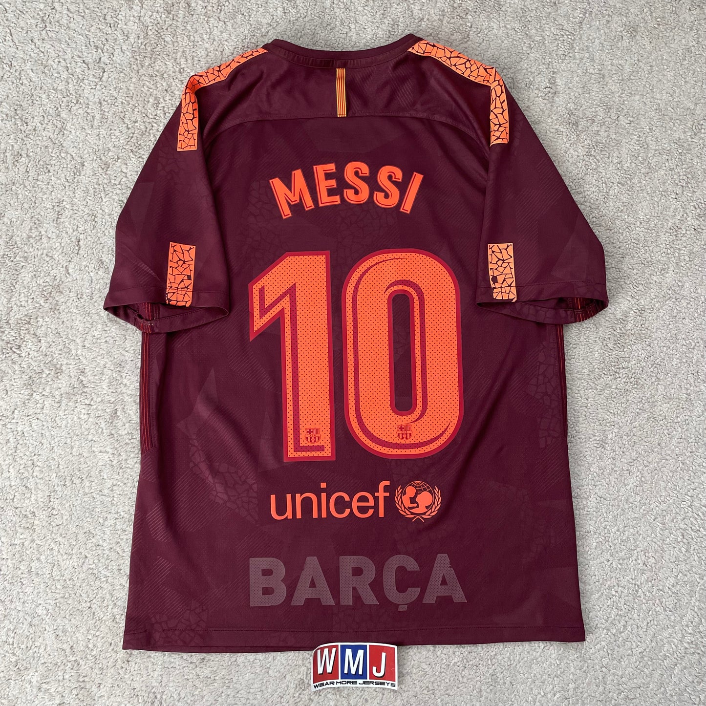 Barcelona 2017/18 third x Messi #10 (M)