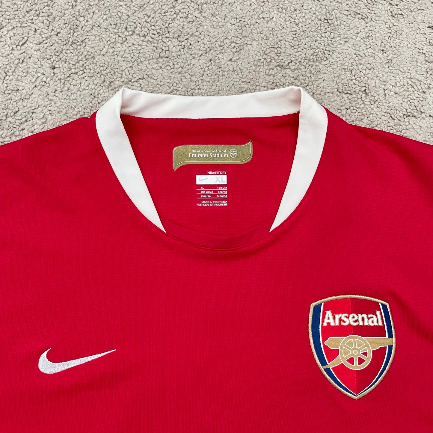 Arsenal 2007/08 home x Thierry Henry #14 (XL)