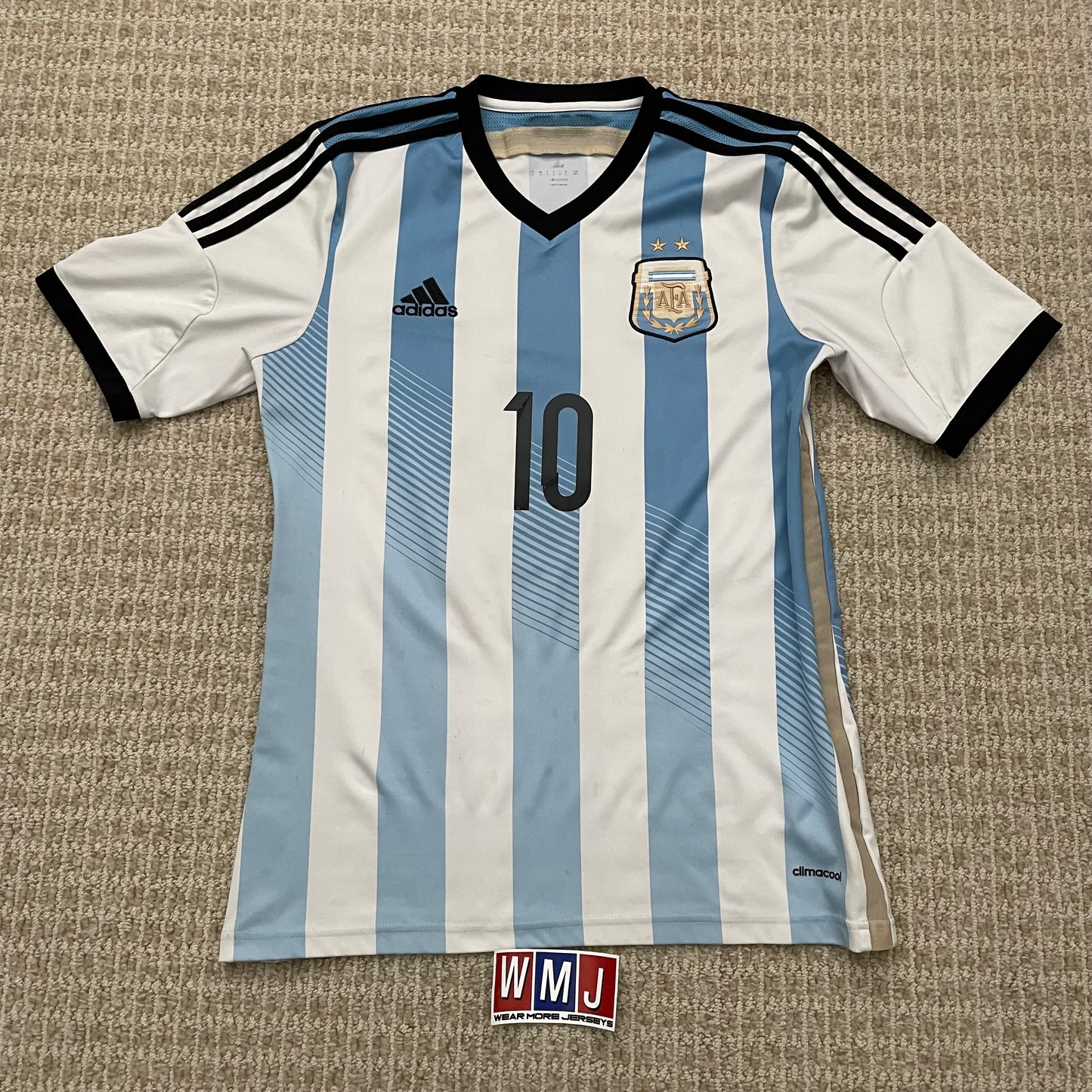 Argentina 2014 World Cup home x Messi #10 (M)