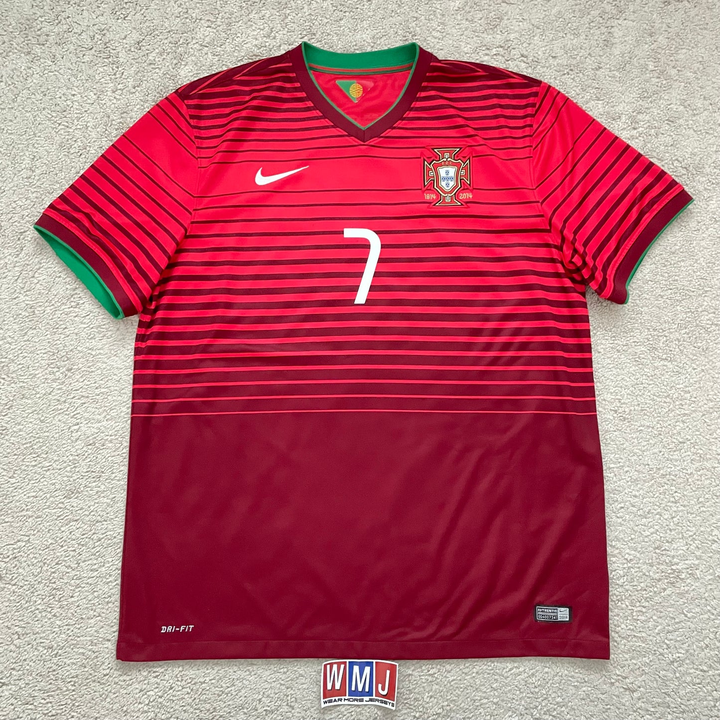 Portugal 2014 World Cup home x Cristiano Ronaldo #7 (XL)