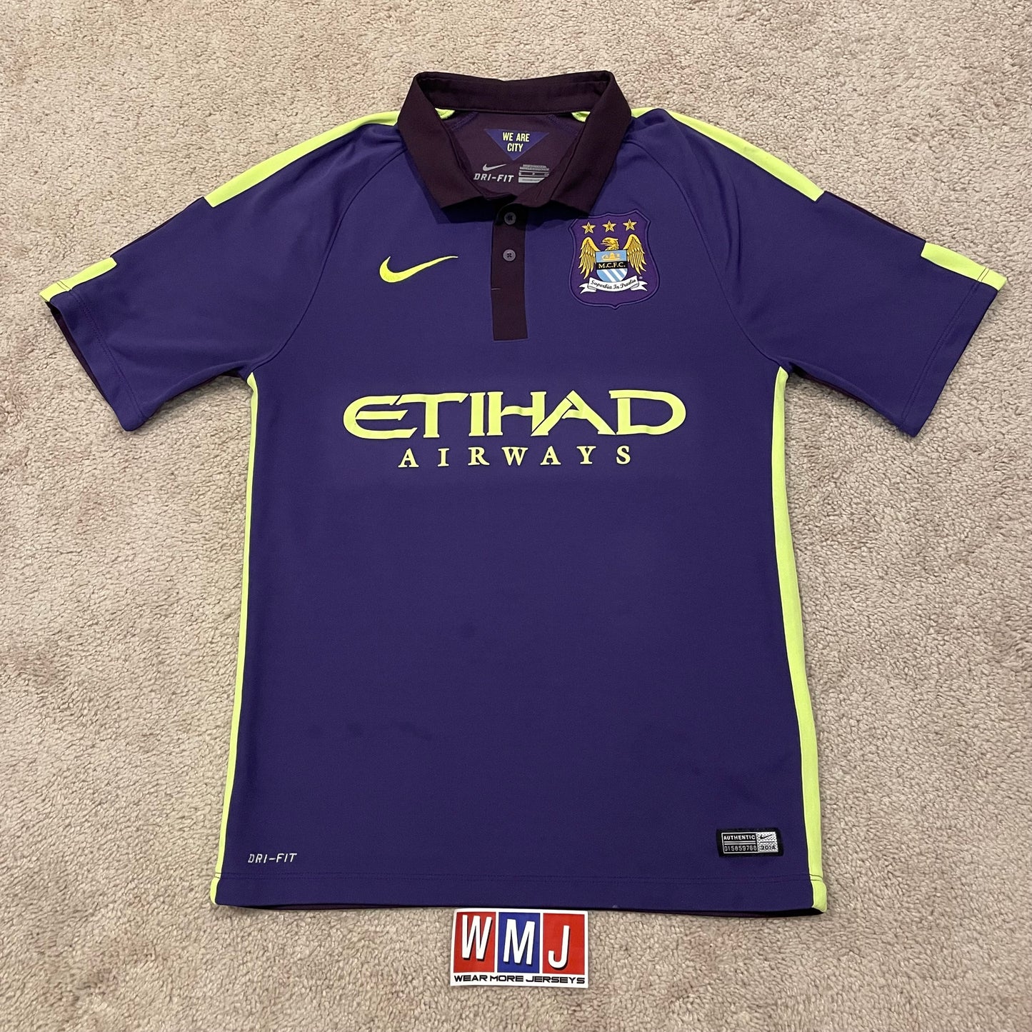 Manchester City 2014/15 third x Yaya Toure #42 (S)