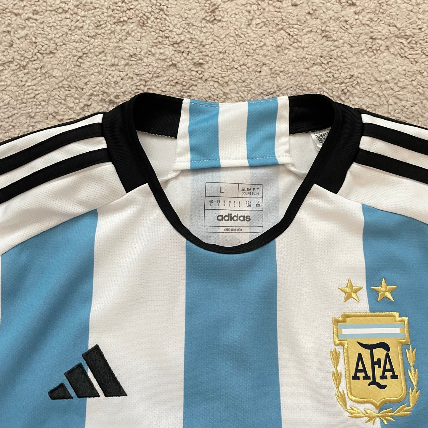 Argentina 2022 World Cup home x Messi #10 (L)