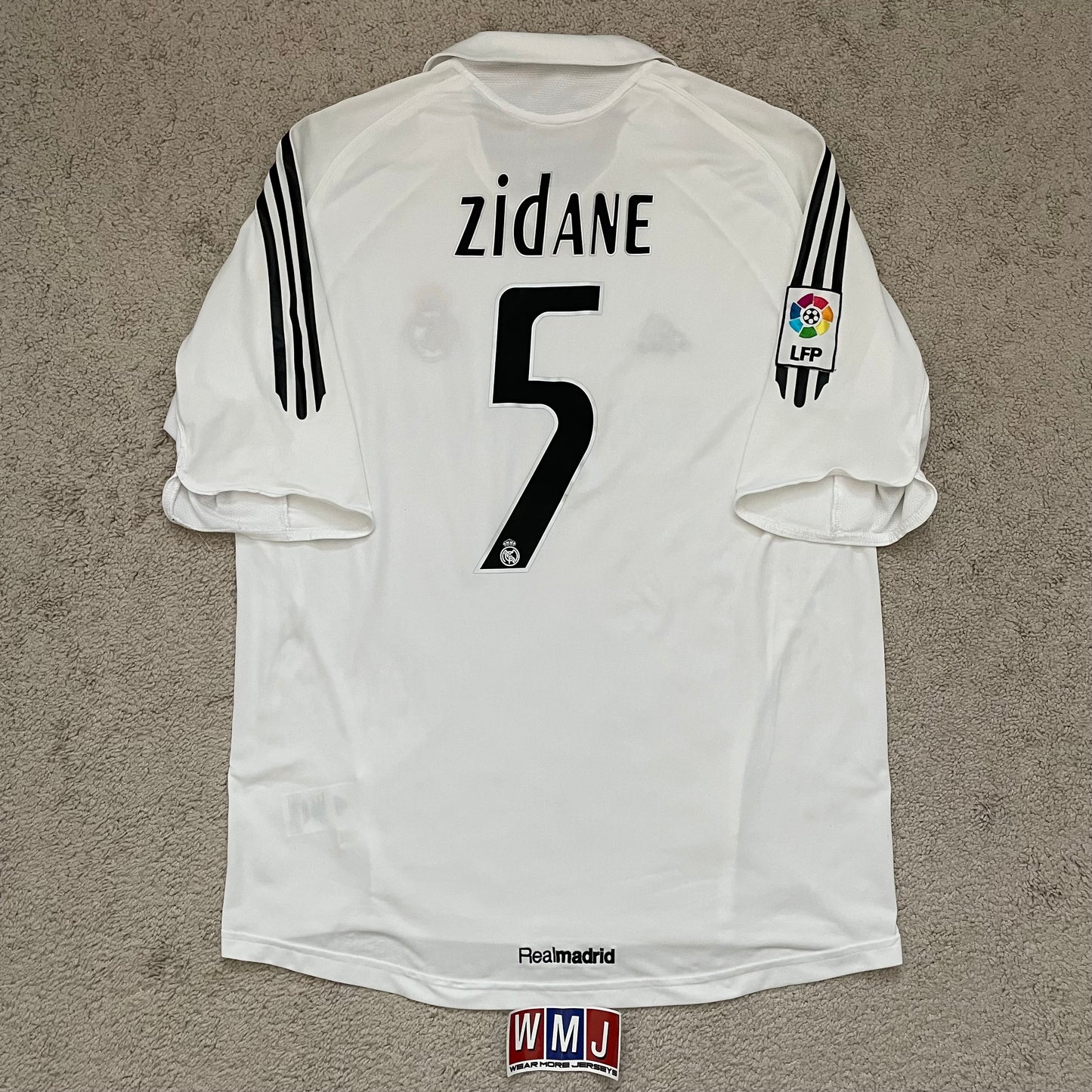 Real Madrid 2005/06 home x Zinedine Zidane #5 (L)