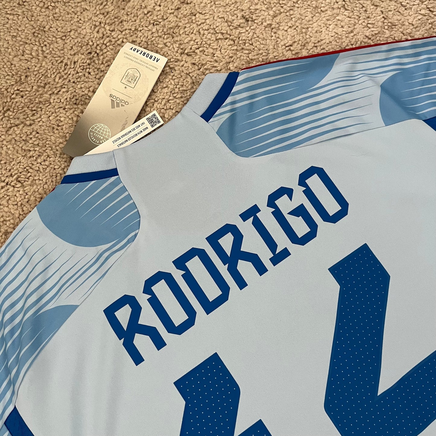 Spain 2022 World Cup away x Rodri #16 (L) *BRAND NEW WITH TAGS