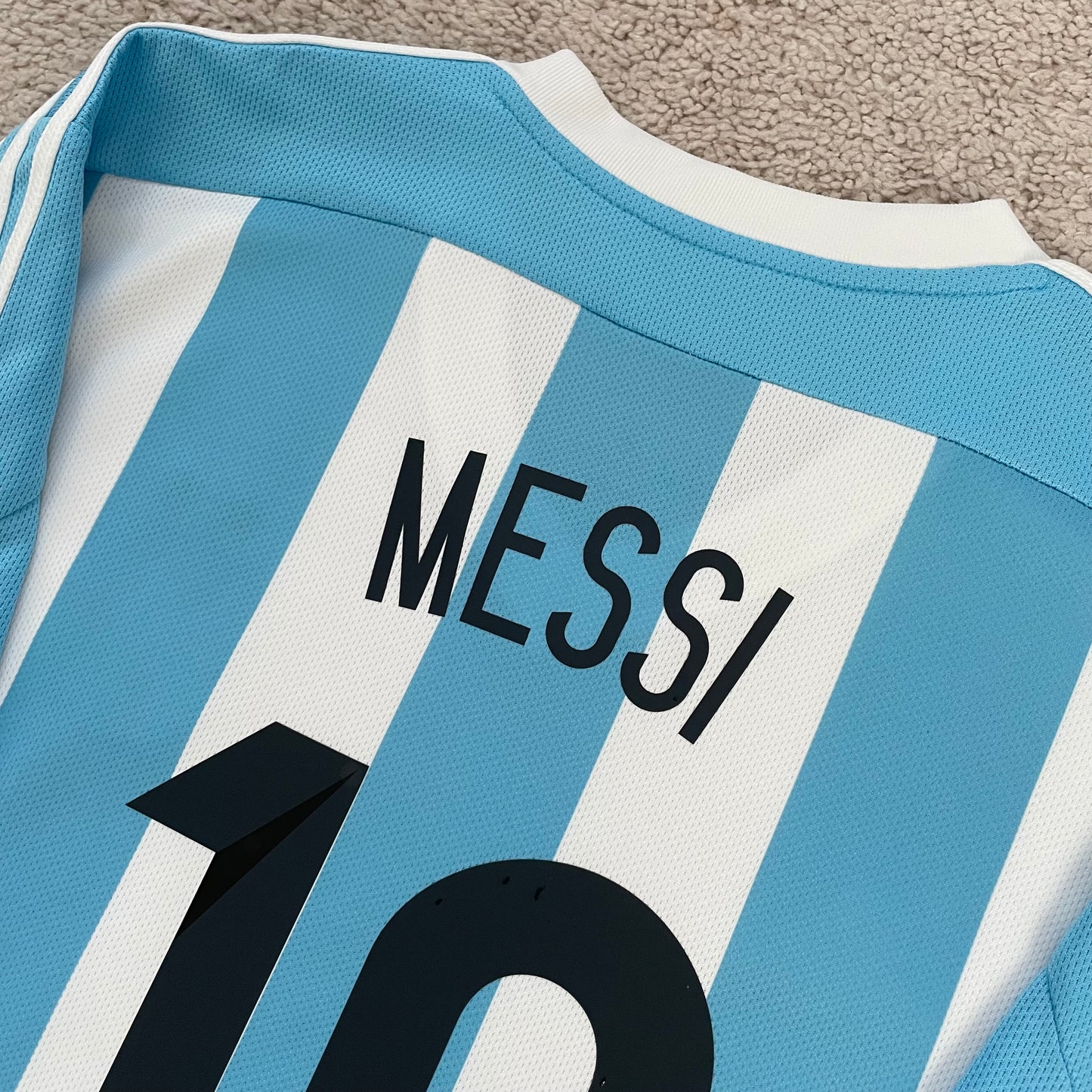 Argentina 2015 Copa America home x Messi #10 (L)