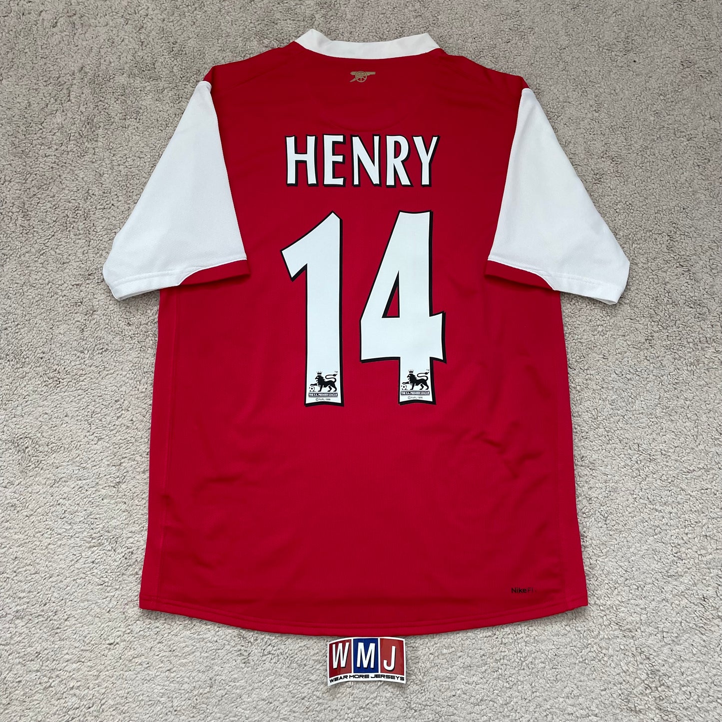 Arsenal 2007/08 home x Thierry Henry #14 (M)
