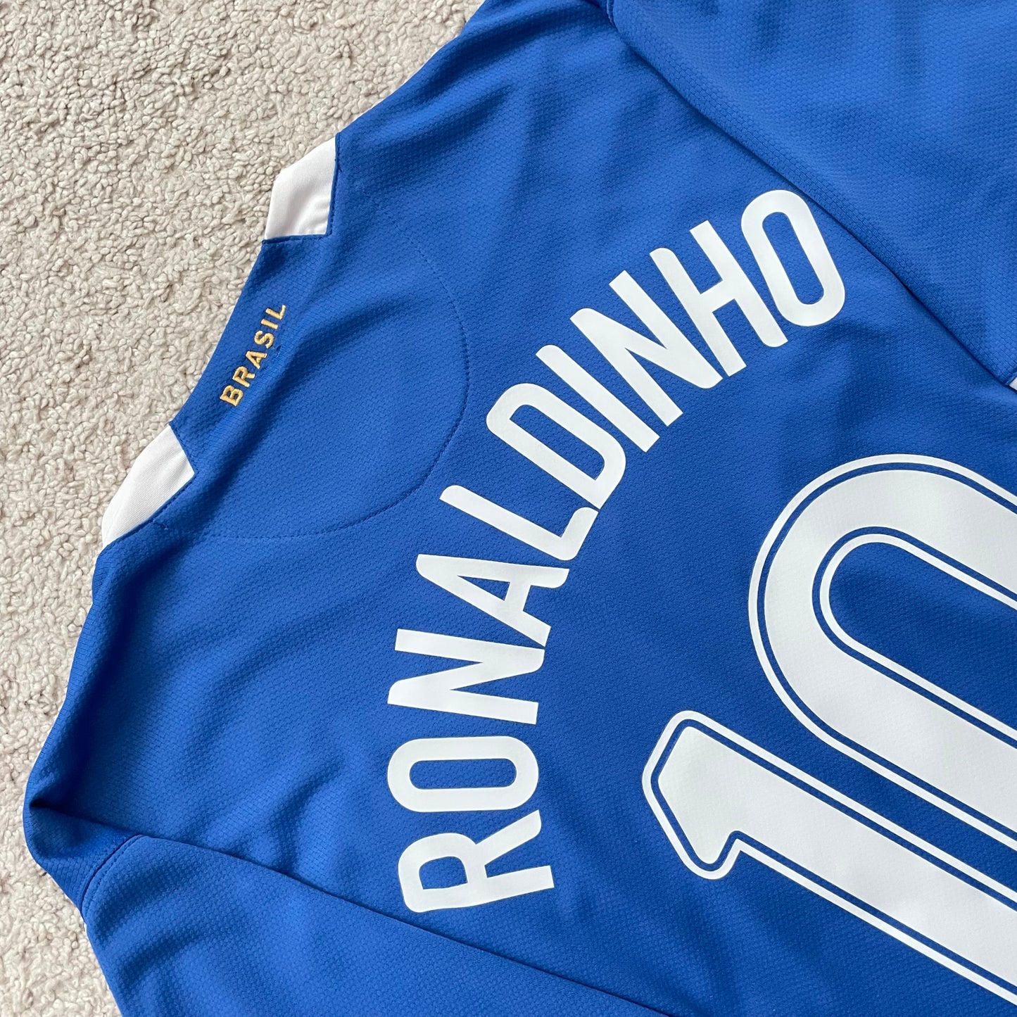 Brazil 2006 World Cup away x Ronaldinho #10 (XL)