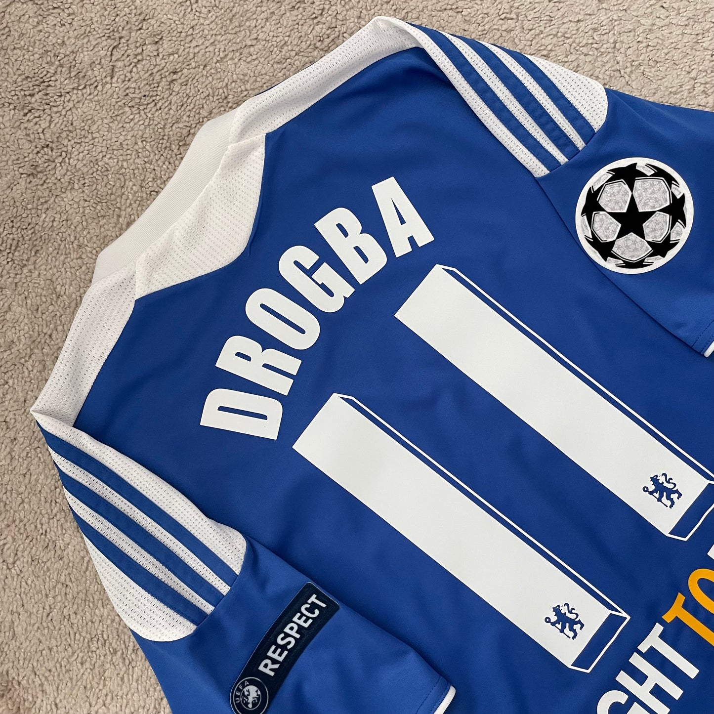 Chelsea 2011/12 home CHAMPIONS LEAGUE WINNERS x Didier Drogba #11 (M)