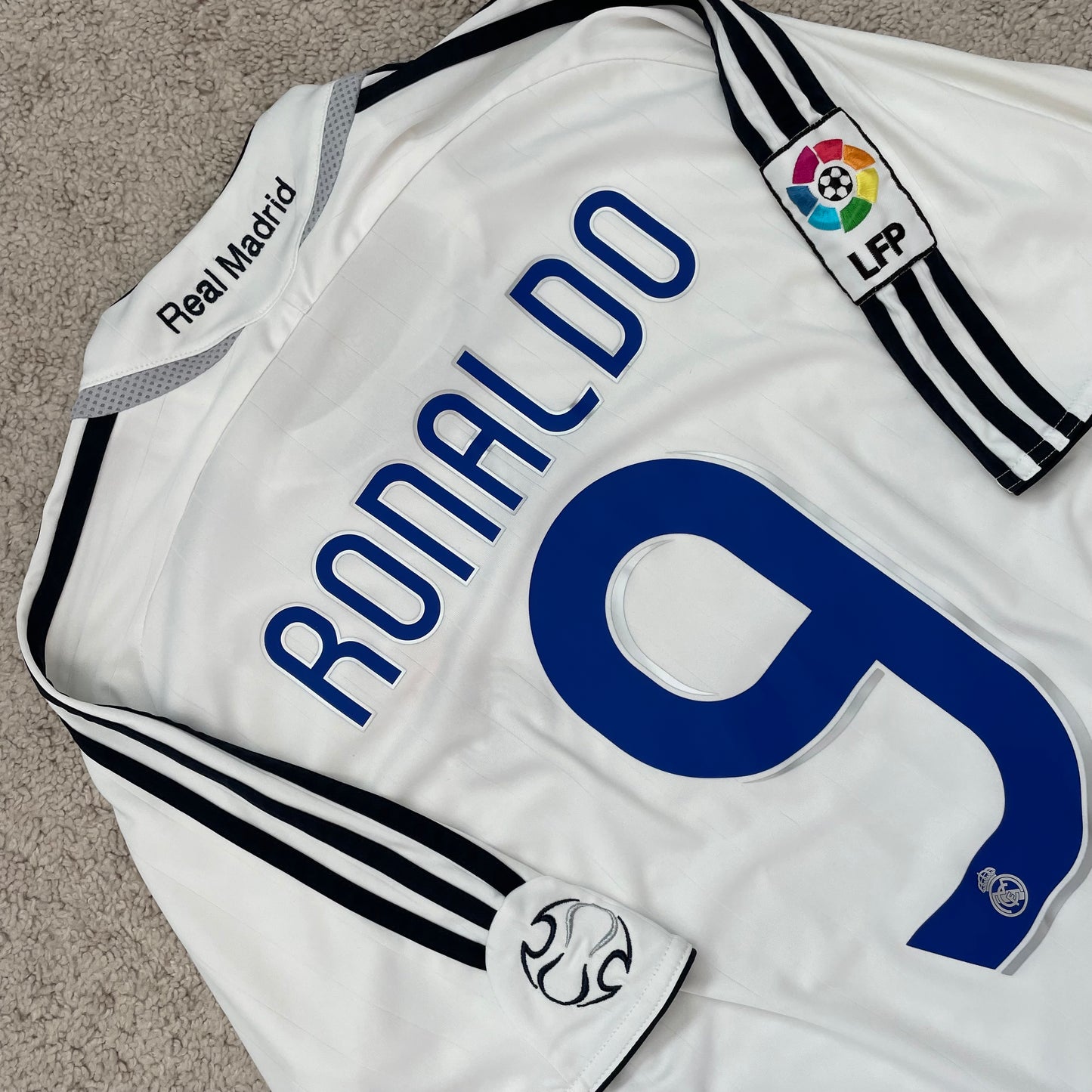 Real Madrid 2006/07 home x Ronaldo Nazario #9 (S)