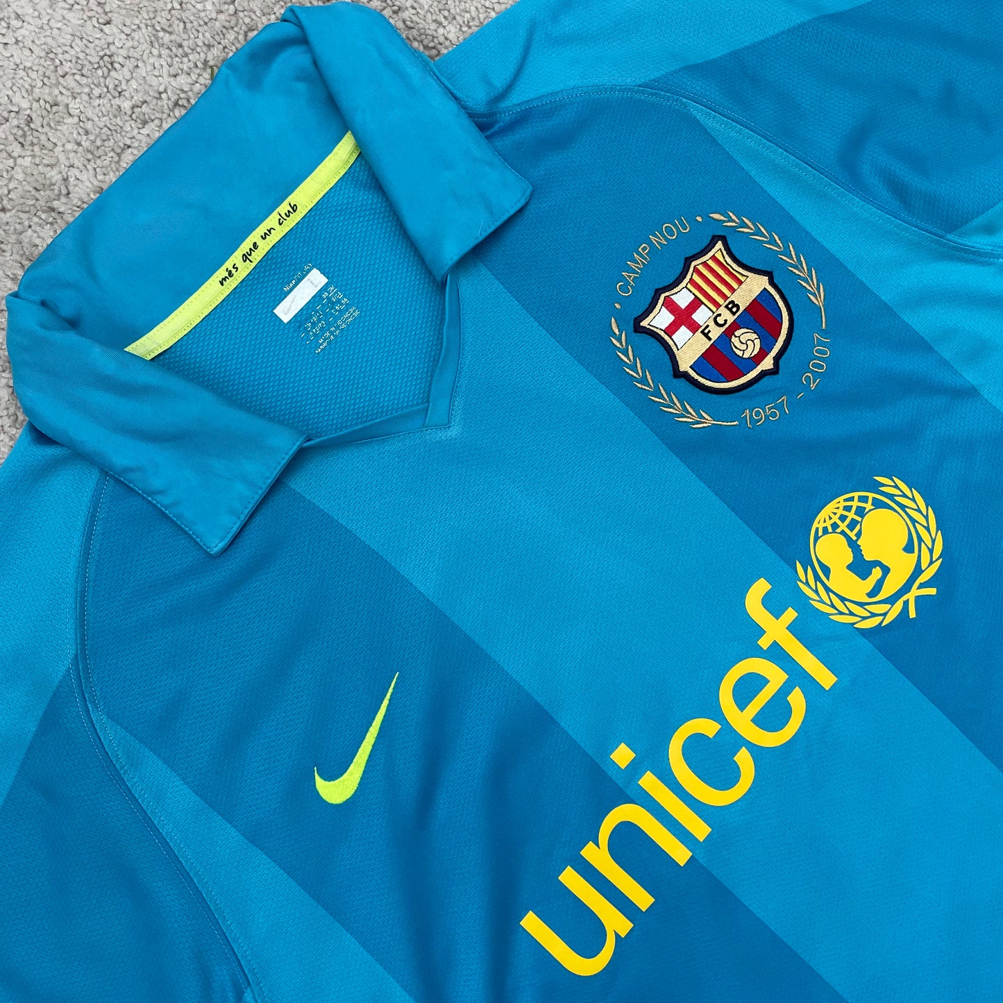Barcelona 2007/08 away x Ronaldinho #10 (L)