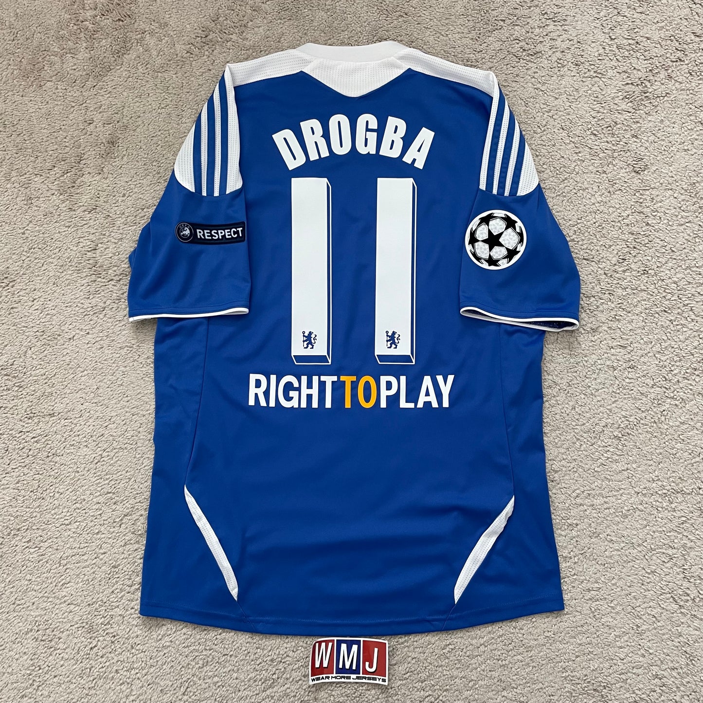Chelsea 2011/12 home CHAMPIONS LEAGUE WINNERS x Didier Drogba #11 (M)