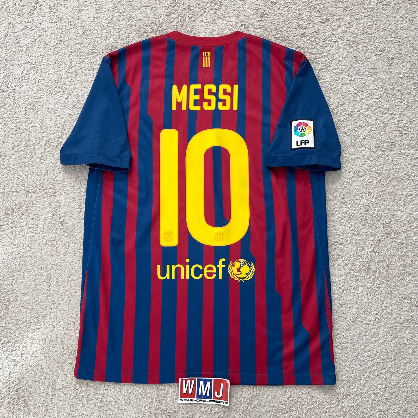 Barcelona 2011/12 home x Messi #10 (M)