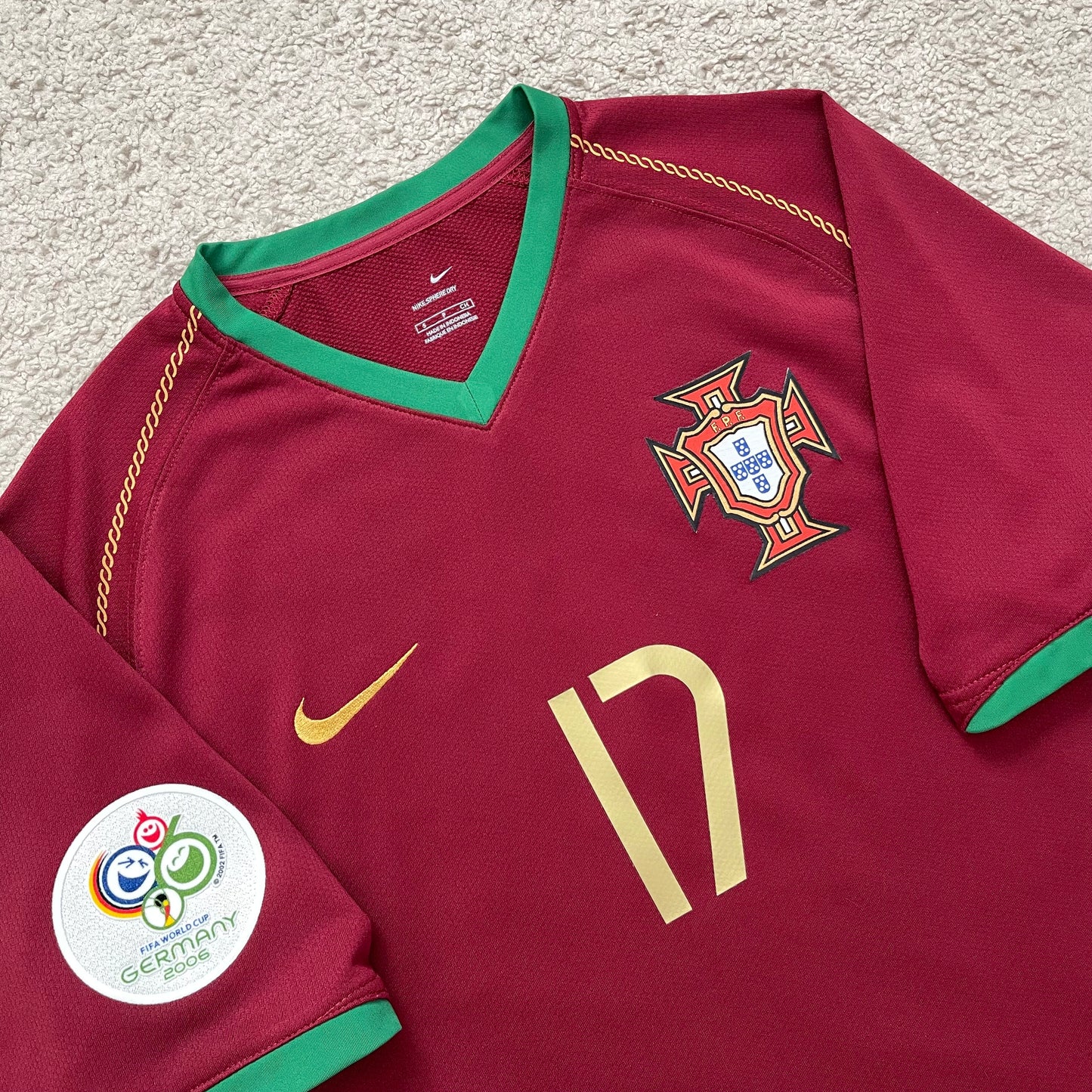 Portugal 2006 World Cup home x Cristiano Ronaldo #17 (S)