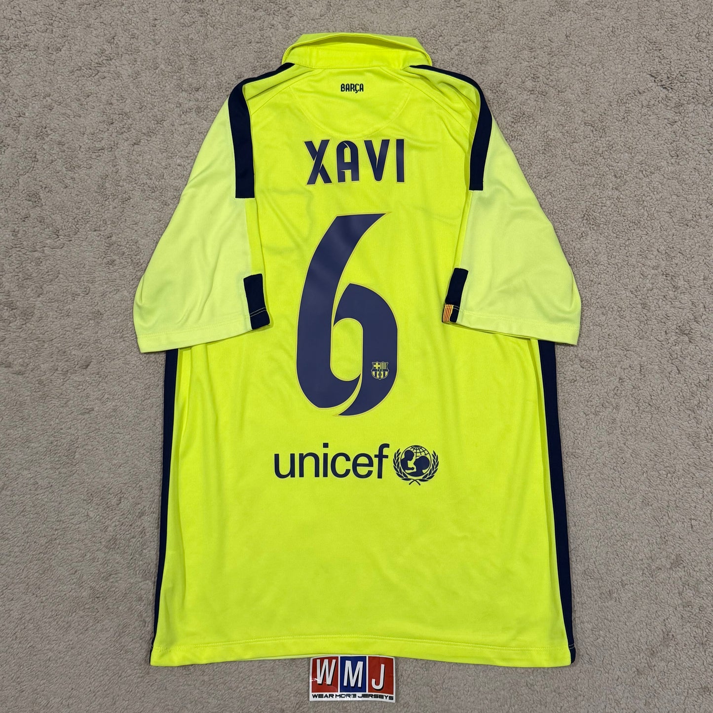 Barcelona 2014/15 third x Xavi #6 (M)