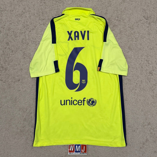 Barcelona 2014/15 third x Xavi #6 (M)